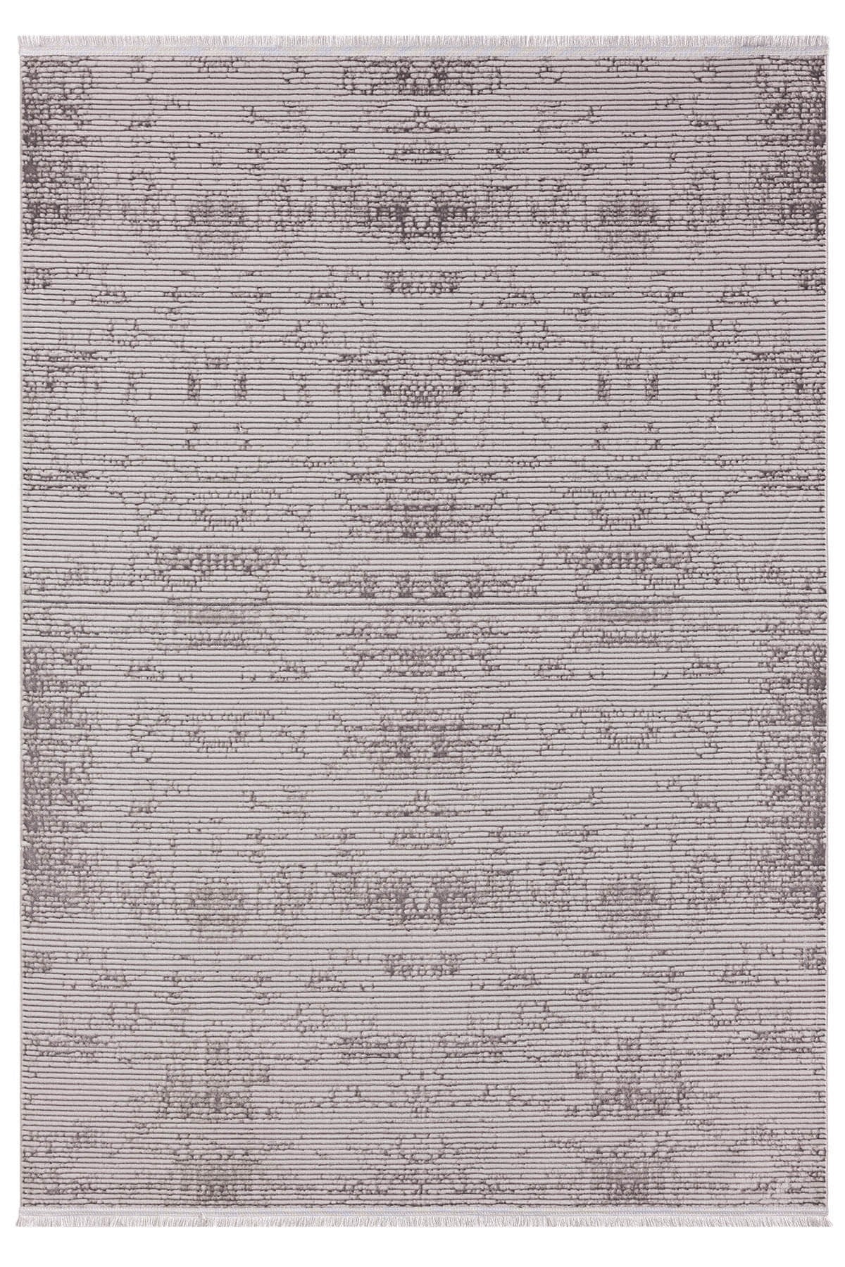 Quatro QU011A Gri Halı Modern Desen Pamuk Taban Salon Halısı Yatak Odası Mutafak Koridor