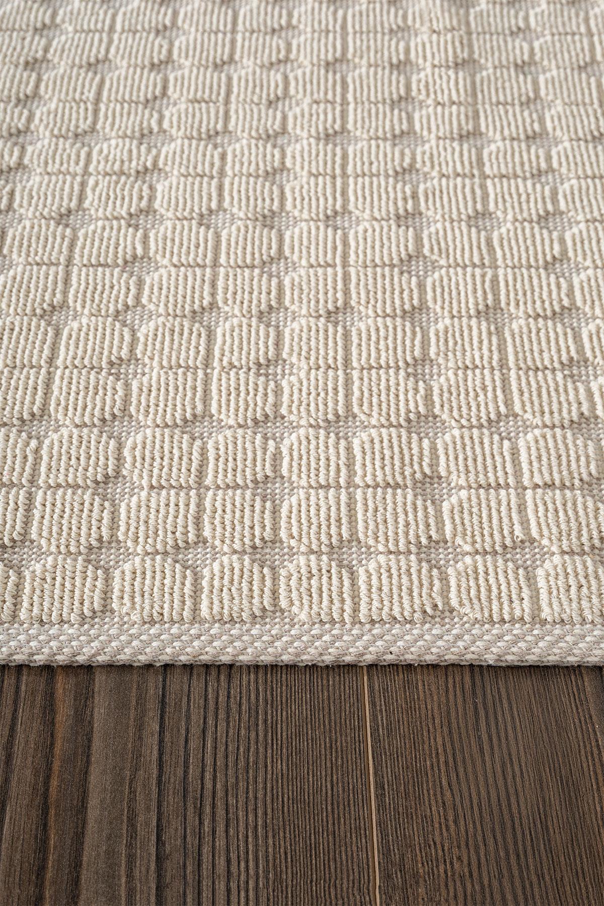 Sakura Sk009a Doğal Pamuk 2'li Banyo Paspas Seti 60x100 60x50cm Kaymaz Taban Makinada Yıkanabilir