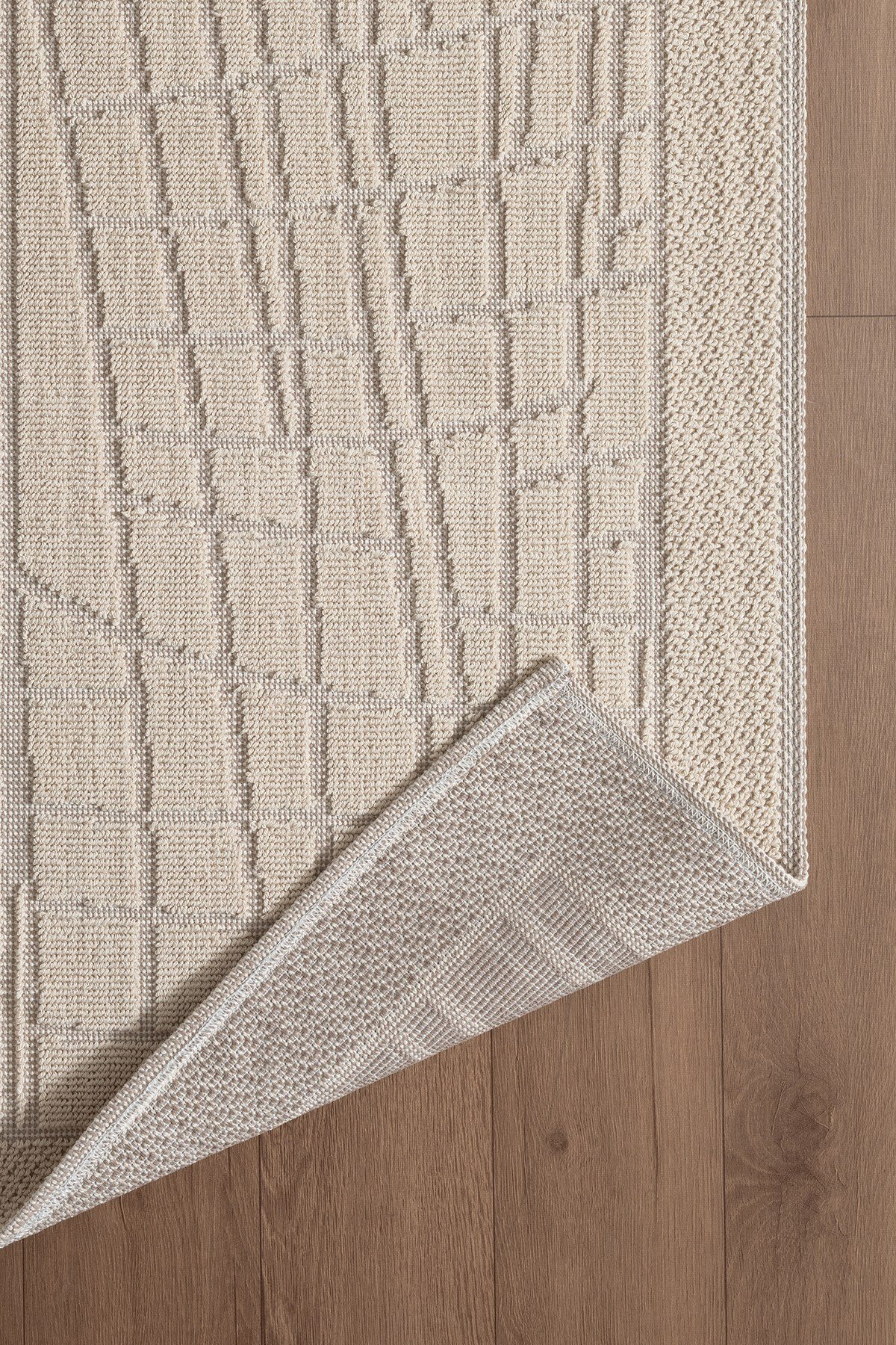 Sakura SK016A Doğal Pamuk 2'li Banyo Paspas Seti 60x100 60x50cm Kaymaz Taban Makinada Yıkanabilir