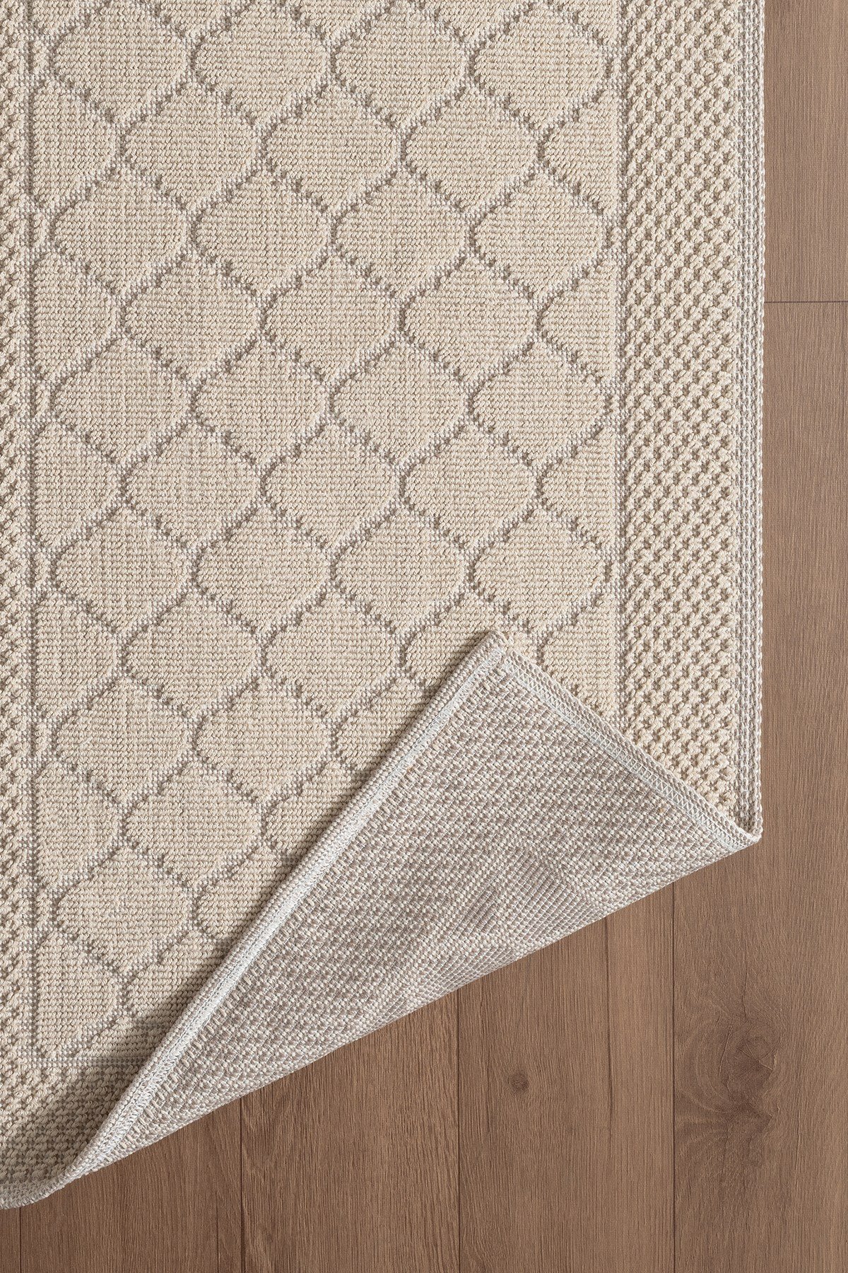 Sakura SK017A Doğal Pamuk 2'li Banyo Paspas Seti 60x100 60x50cm Kaymaz Taban Makinada Yıkanabilir