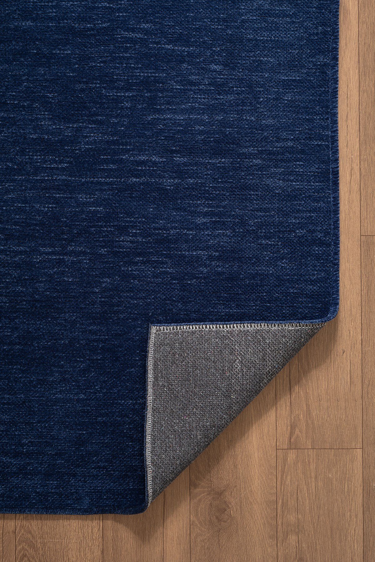 Valerıa VLR01N Lacivert Dekoratif Şönil Kilim Modern Desen Yıkanabilir Yumuşak Kaymaz Taban Halı