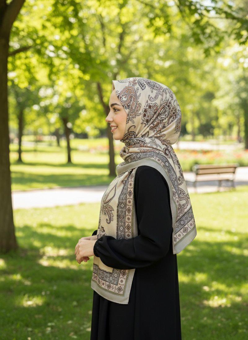 Çalıkuşu Desenli Pamuklu Şal
