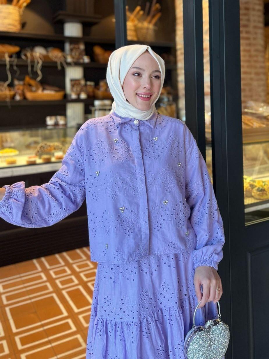 Fisto Detaylı Etekli Takım