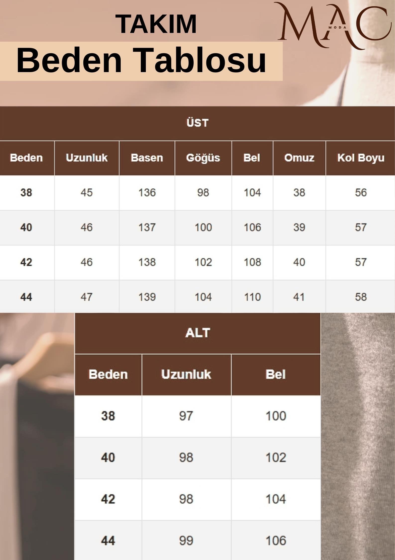 Önü Bağcıklı Beli Lastikli Etekli Keten Takım