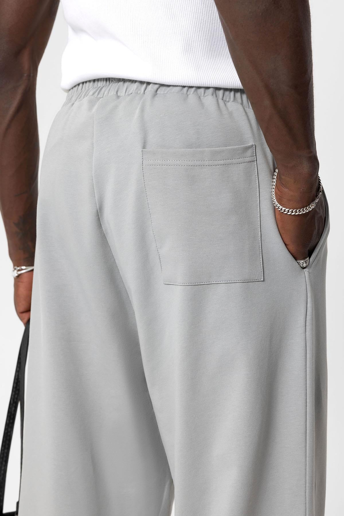 Basic Baggy Eşofman alt Gri