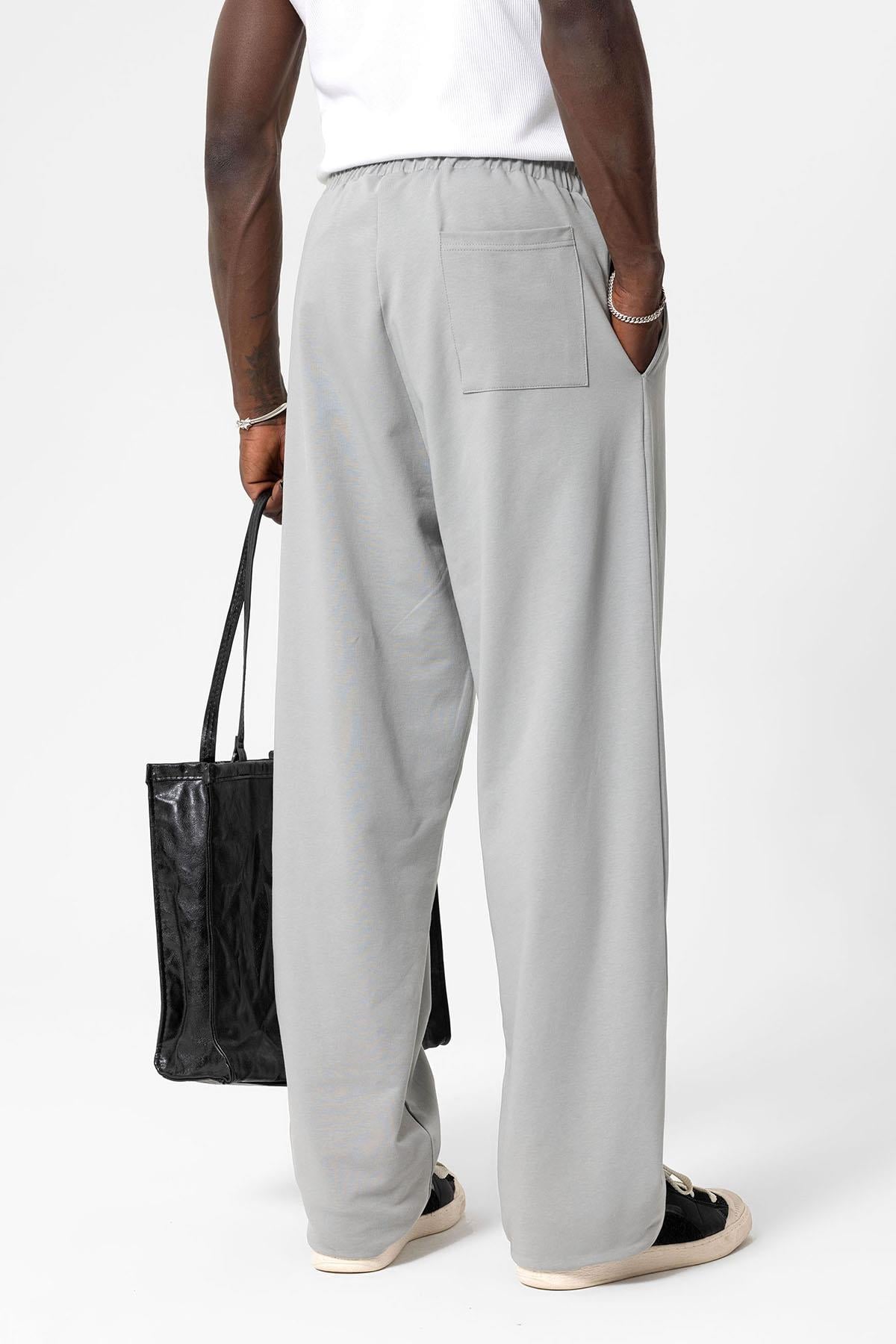 Basic Baggy Eşofman alt Gri