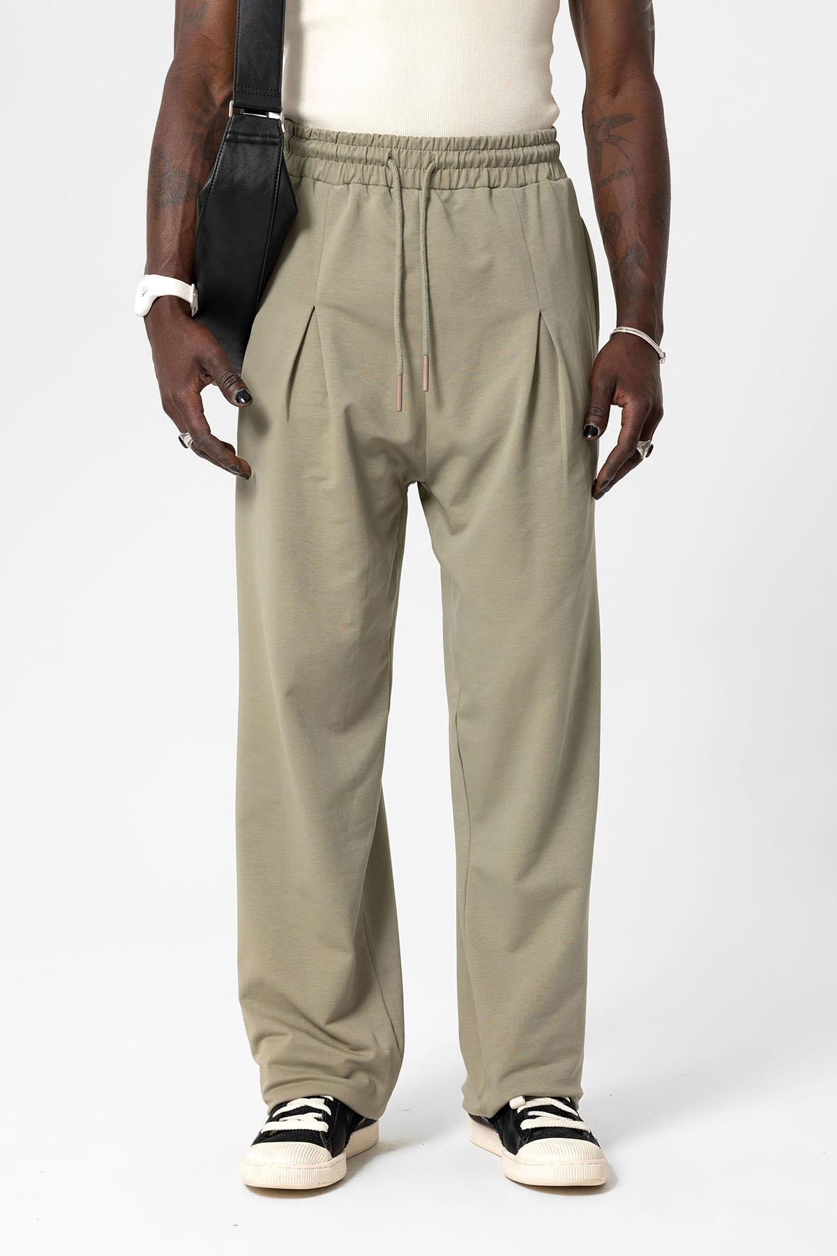 Basic Baggy Eşofman alt Haki