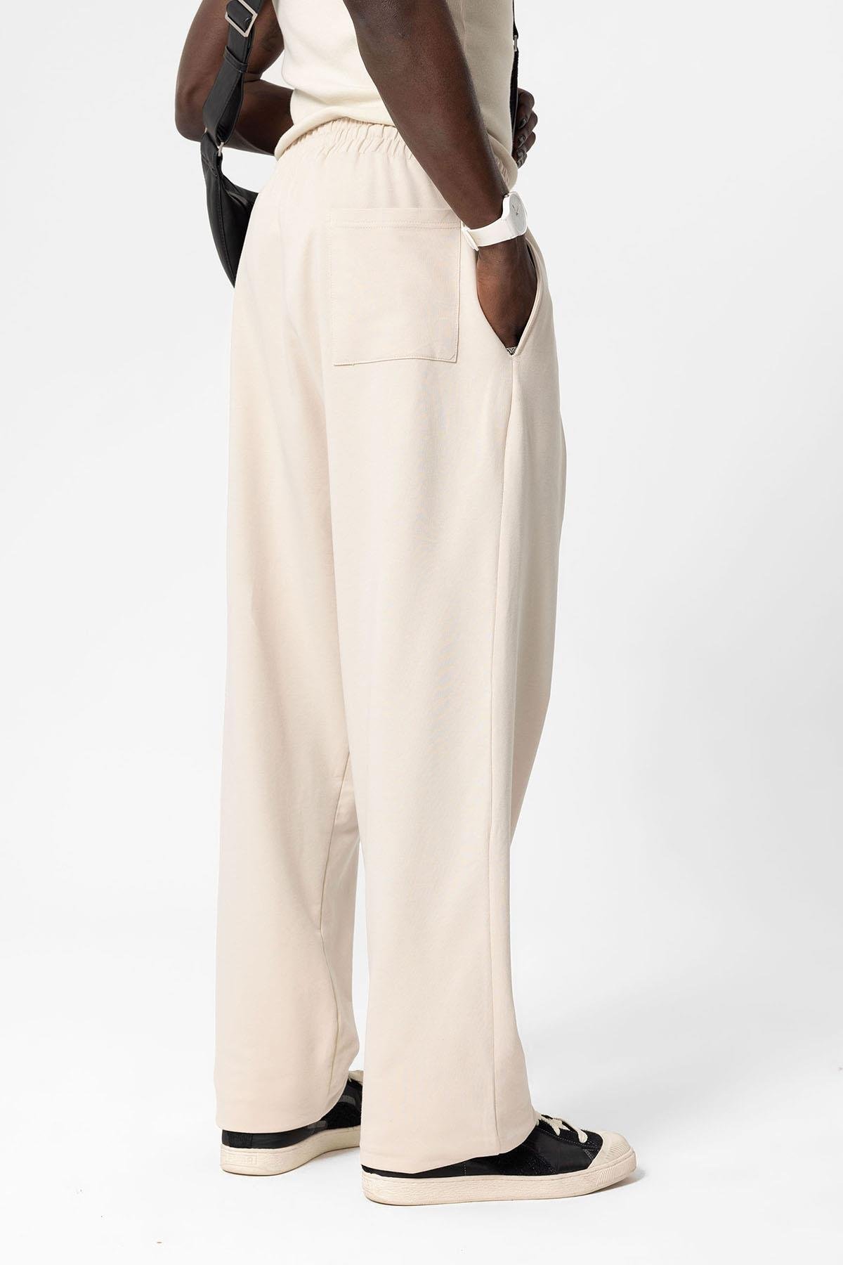 Basic Baggy Eşofman alt Taş