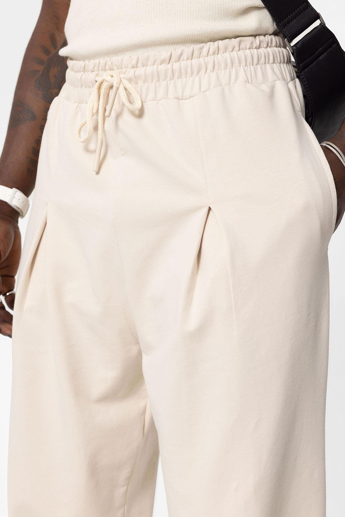Basic Baggy Eşofman alt Taş