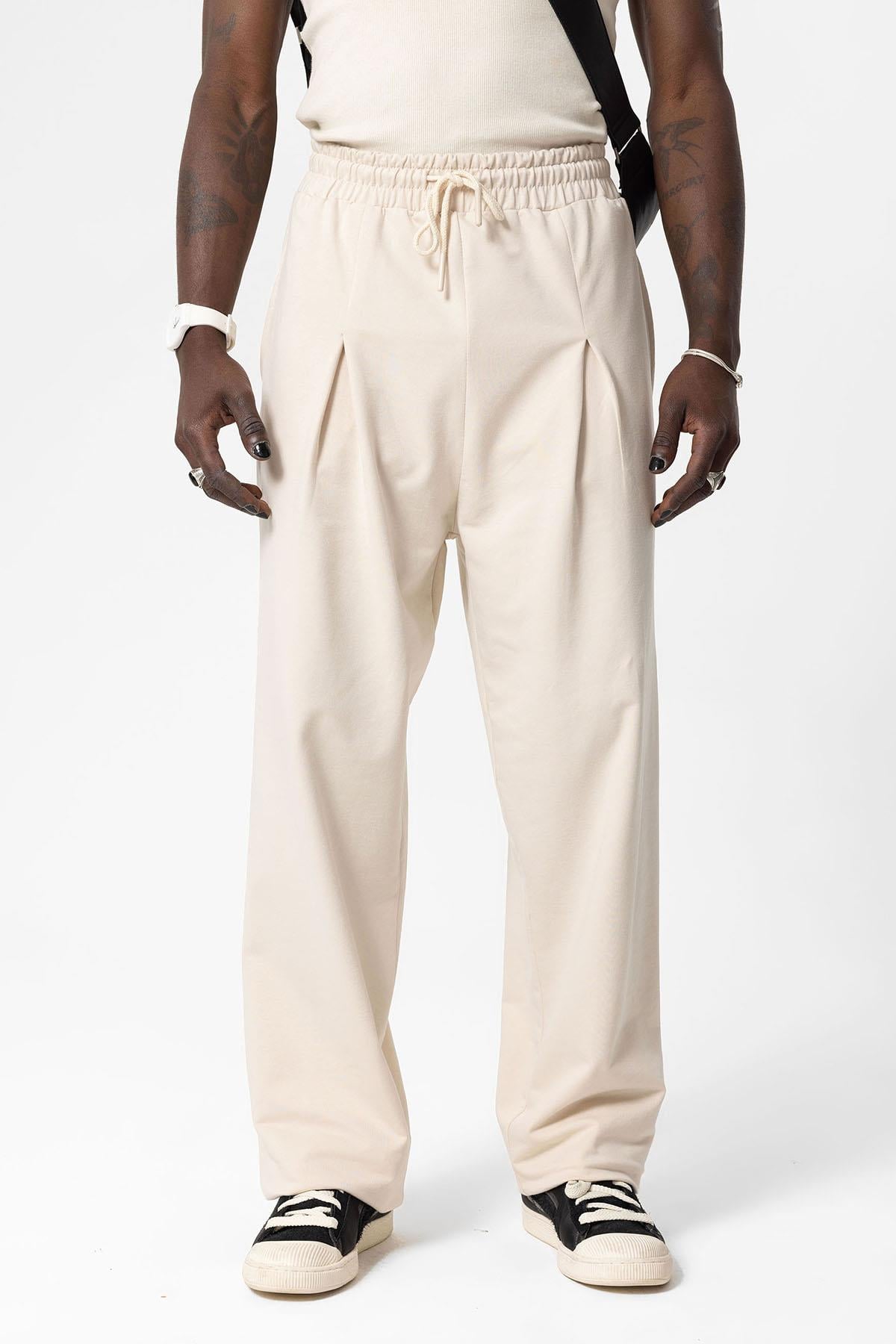 Basic Baggy Eşofman alt Taş