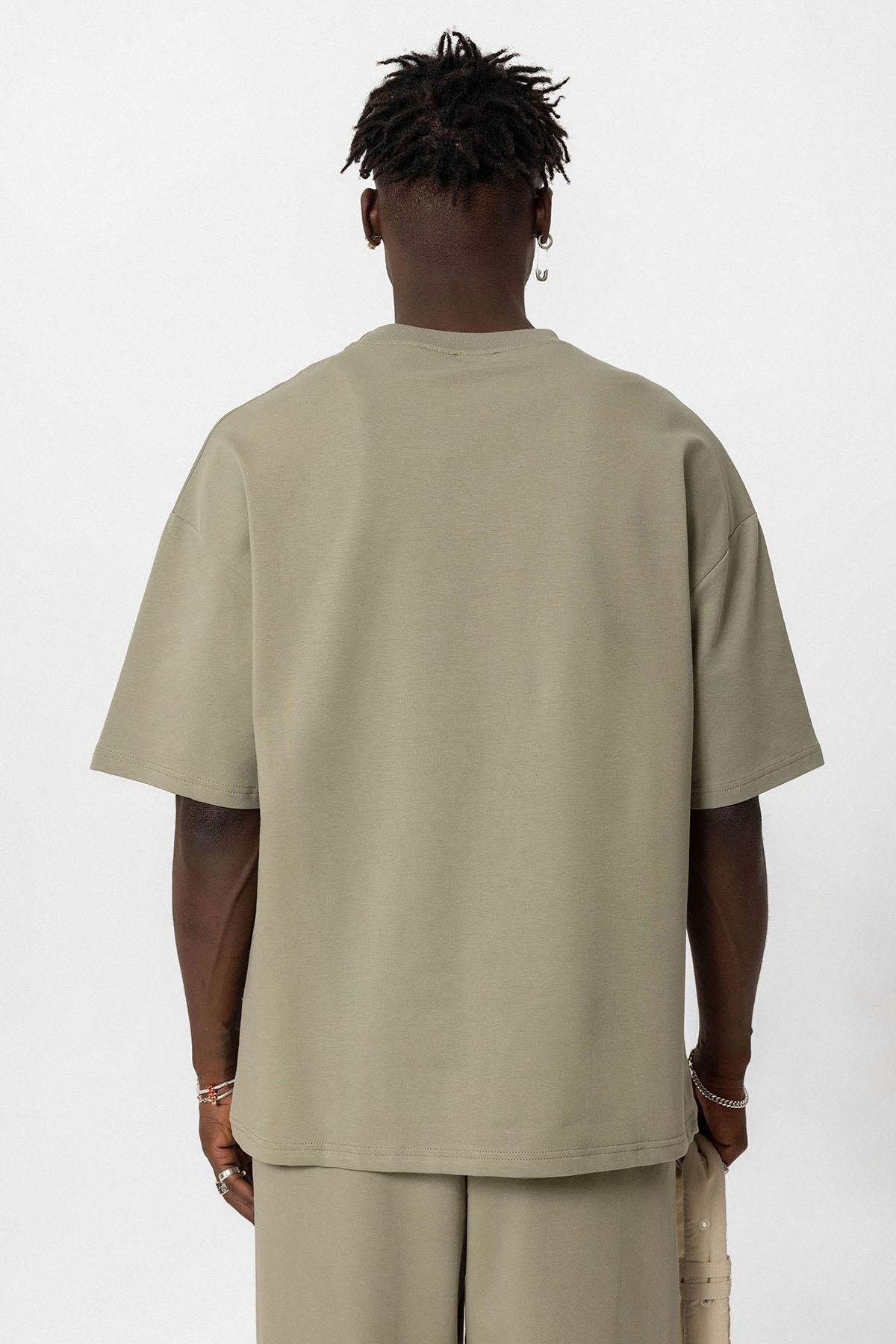 Basıc Oversize Eşofman Takım - Yeşil Haki