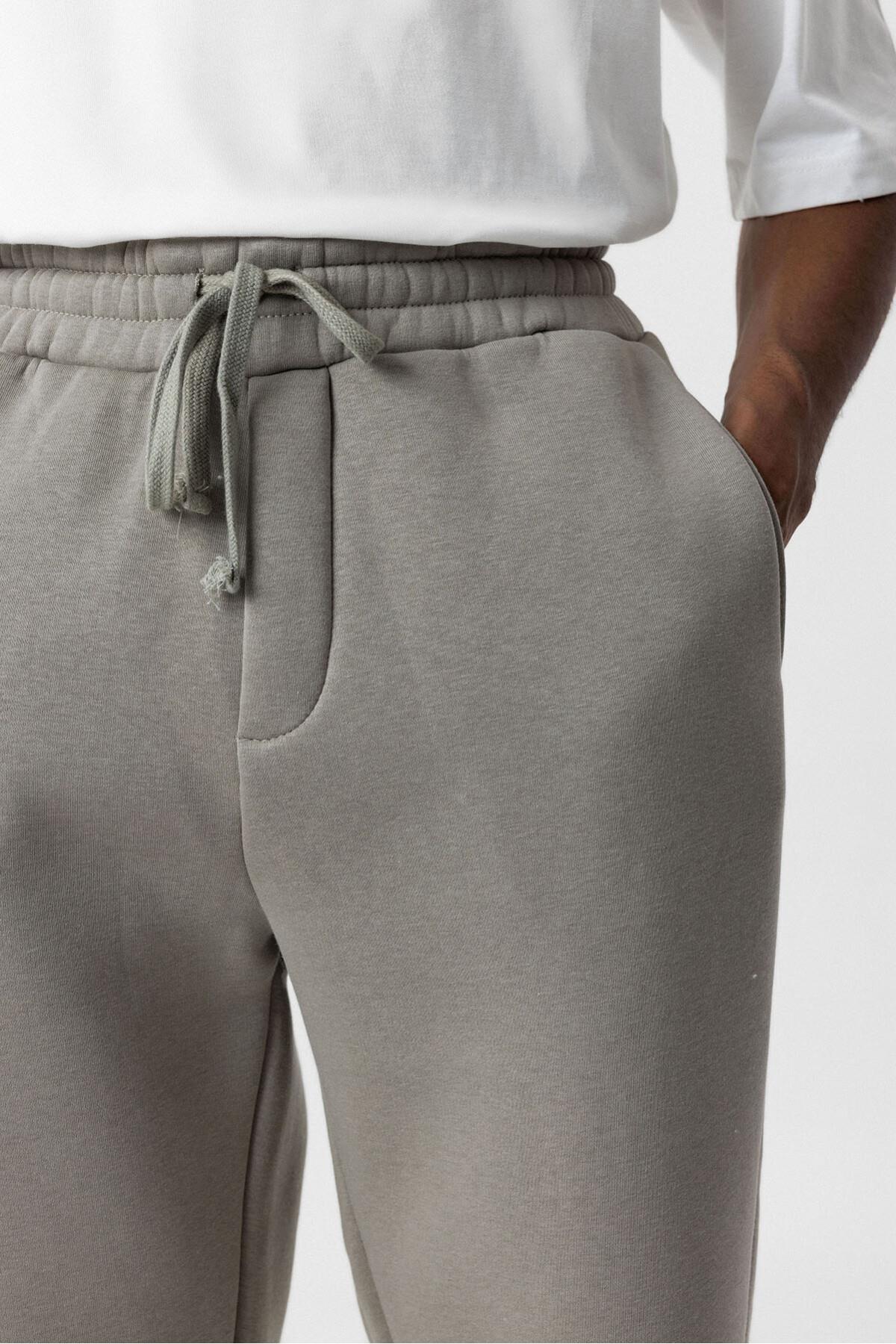 Basıc Oversize Jogger Eşofman Altı Haki