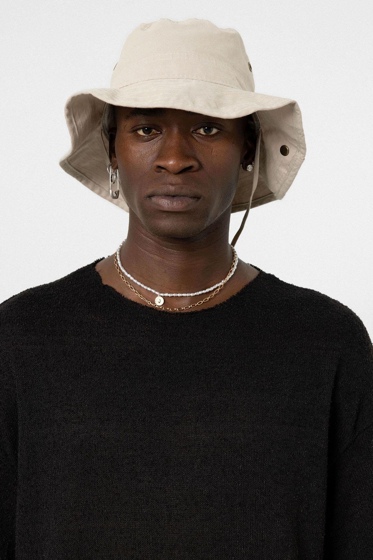 Basic Oversize Örme Triko Tişört Siyah