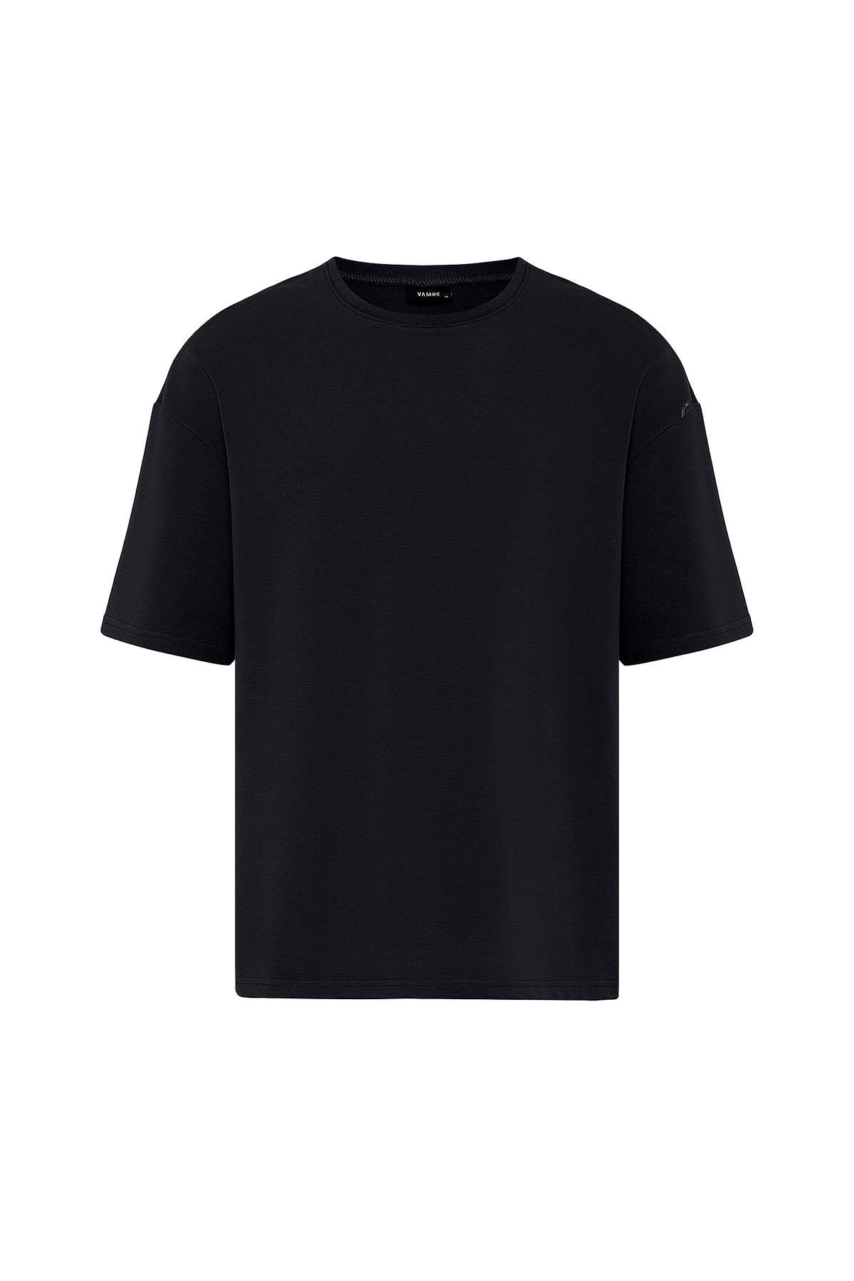 Basic Oversize Şort Takım Siyah