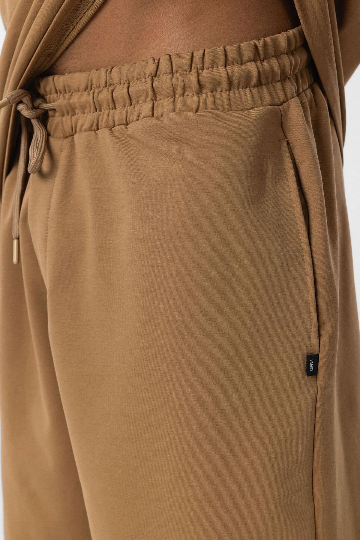 Basic Oversize Şort Takım Taba