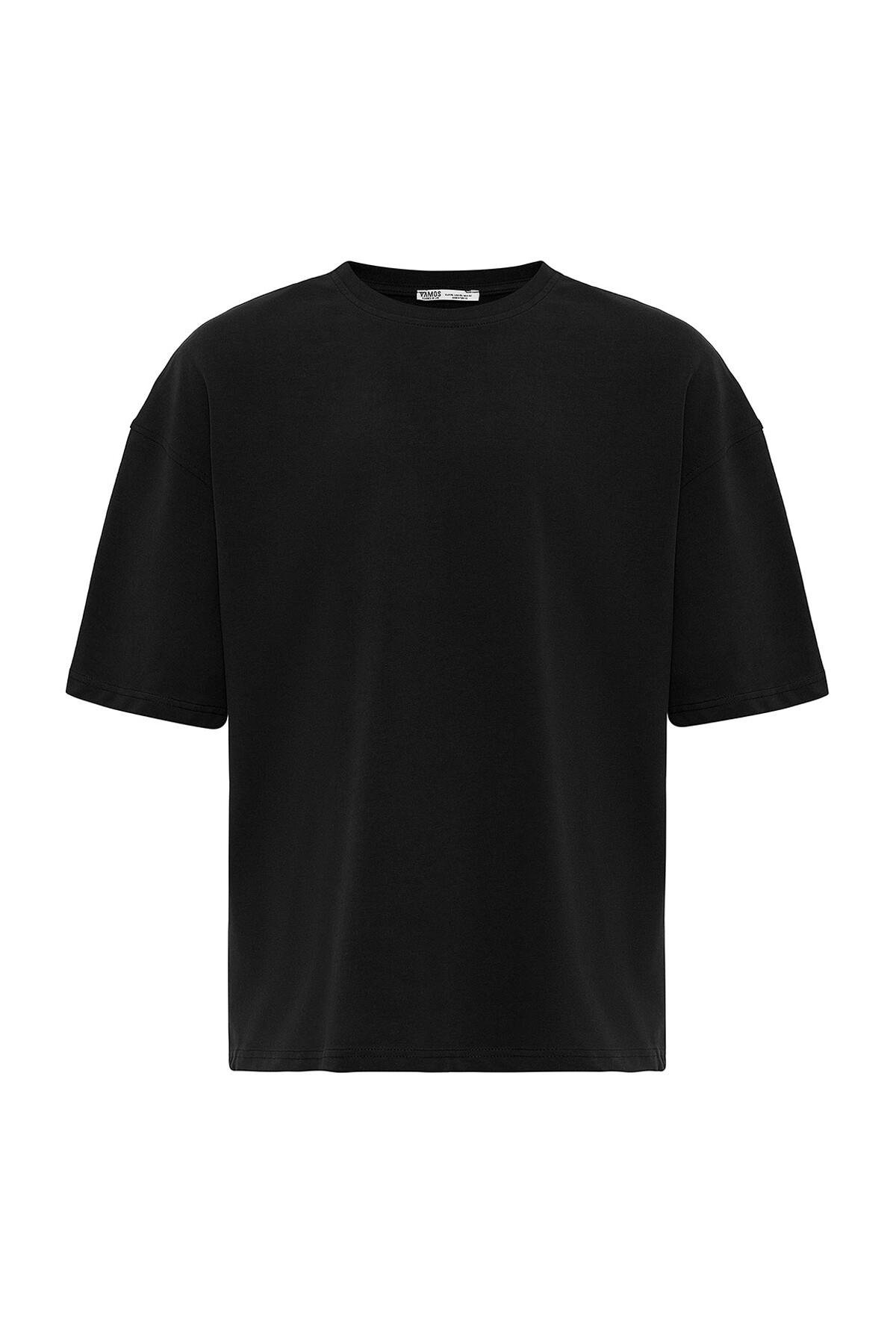 Basıc Oversize Tişört Siyah