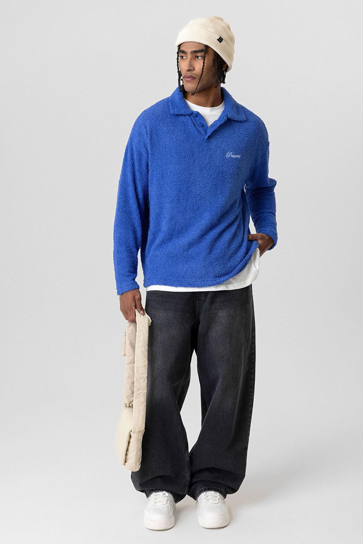 Yazı Detaylı Oversize Sweatshirt Saks