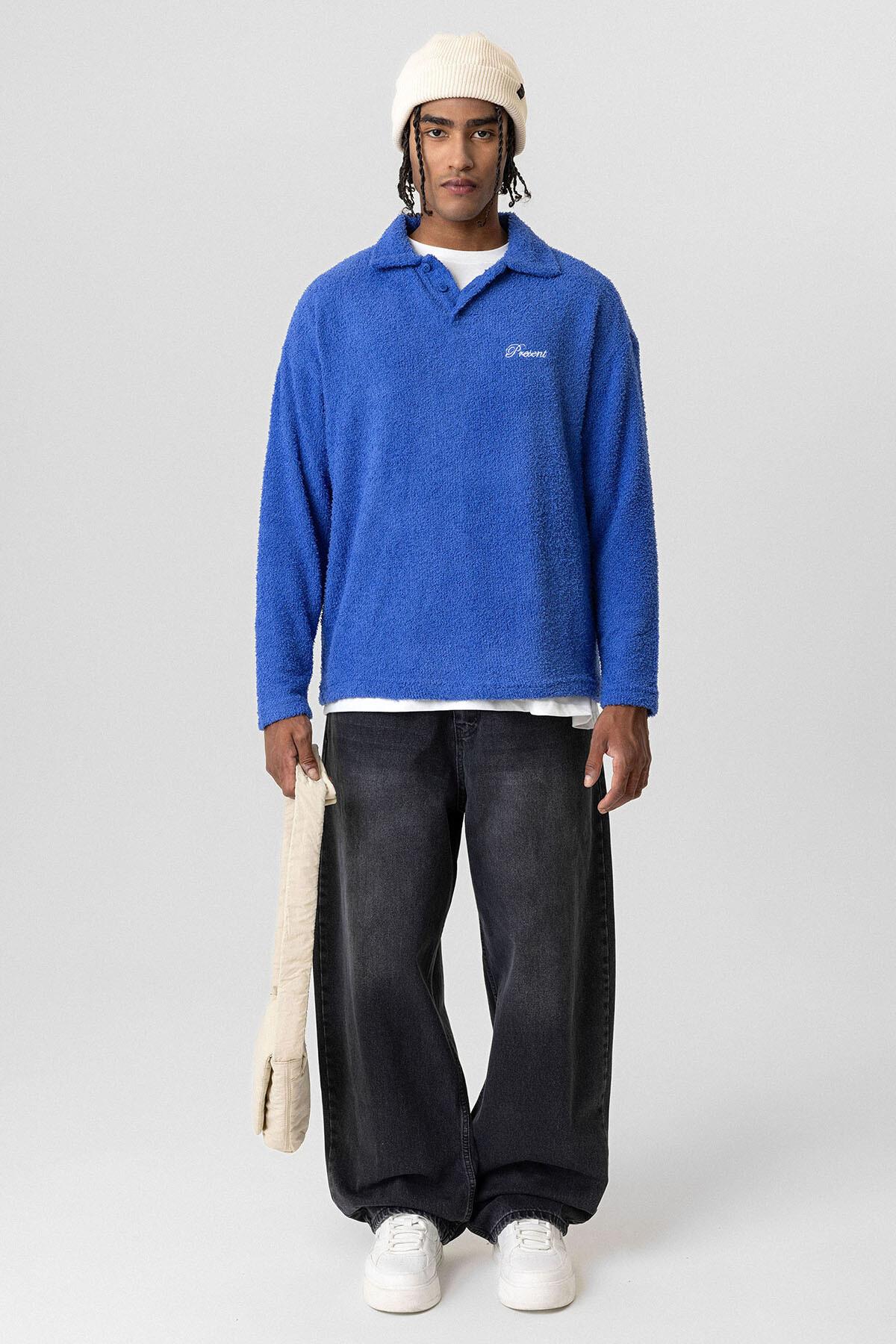 Yazı Detaylı Oversize Sweatshirt Saks