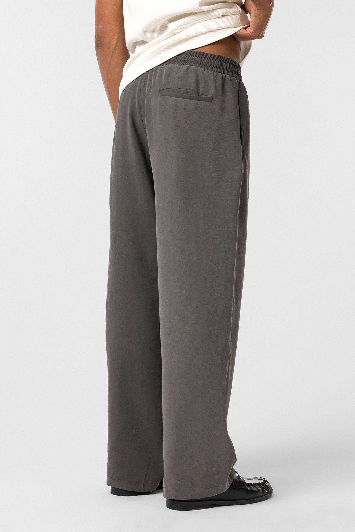 Yıkamalı Baggy Fit  Pantolon Antrasit