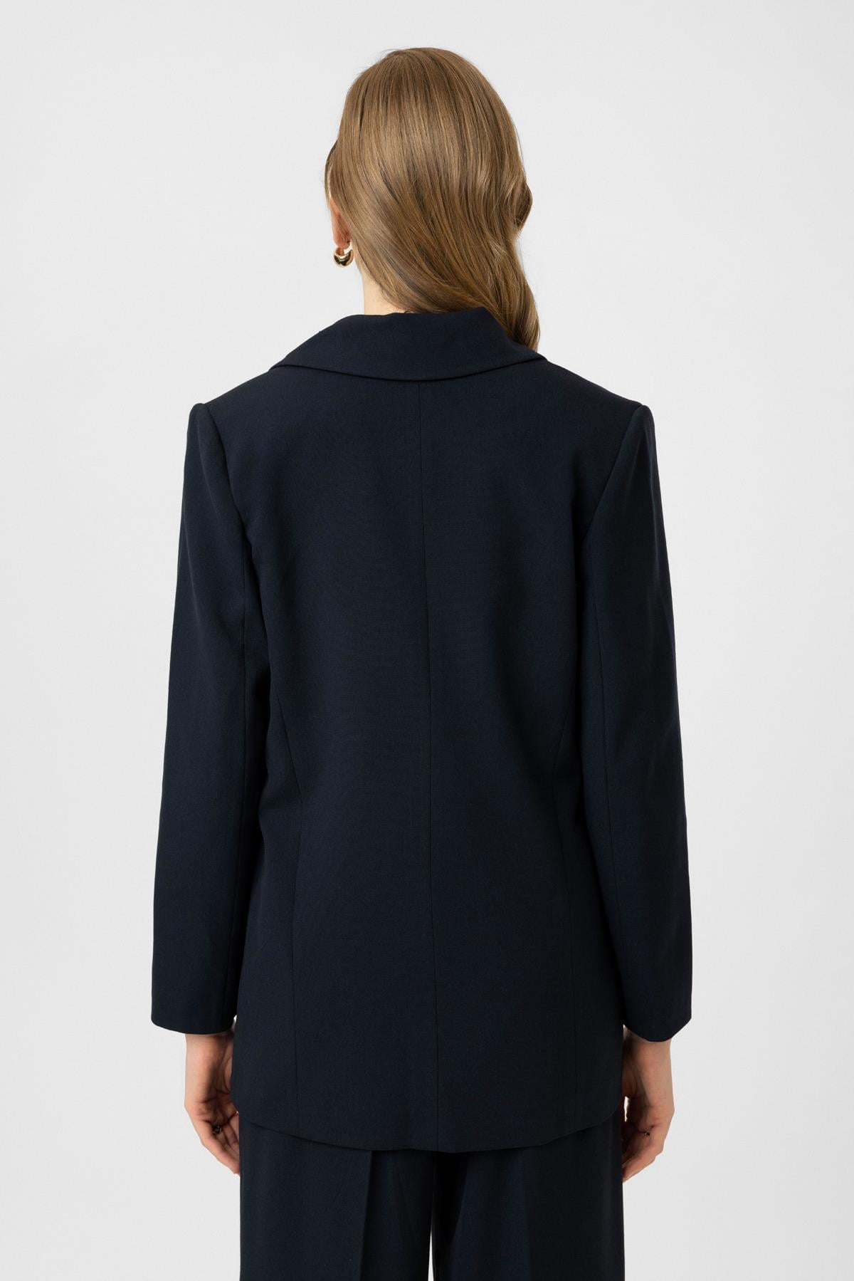 Fernanda Blazer Ceket Lacivert