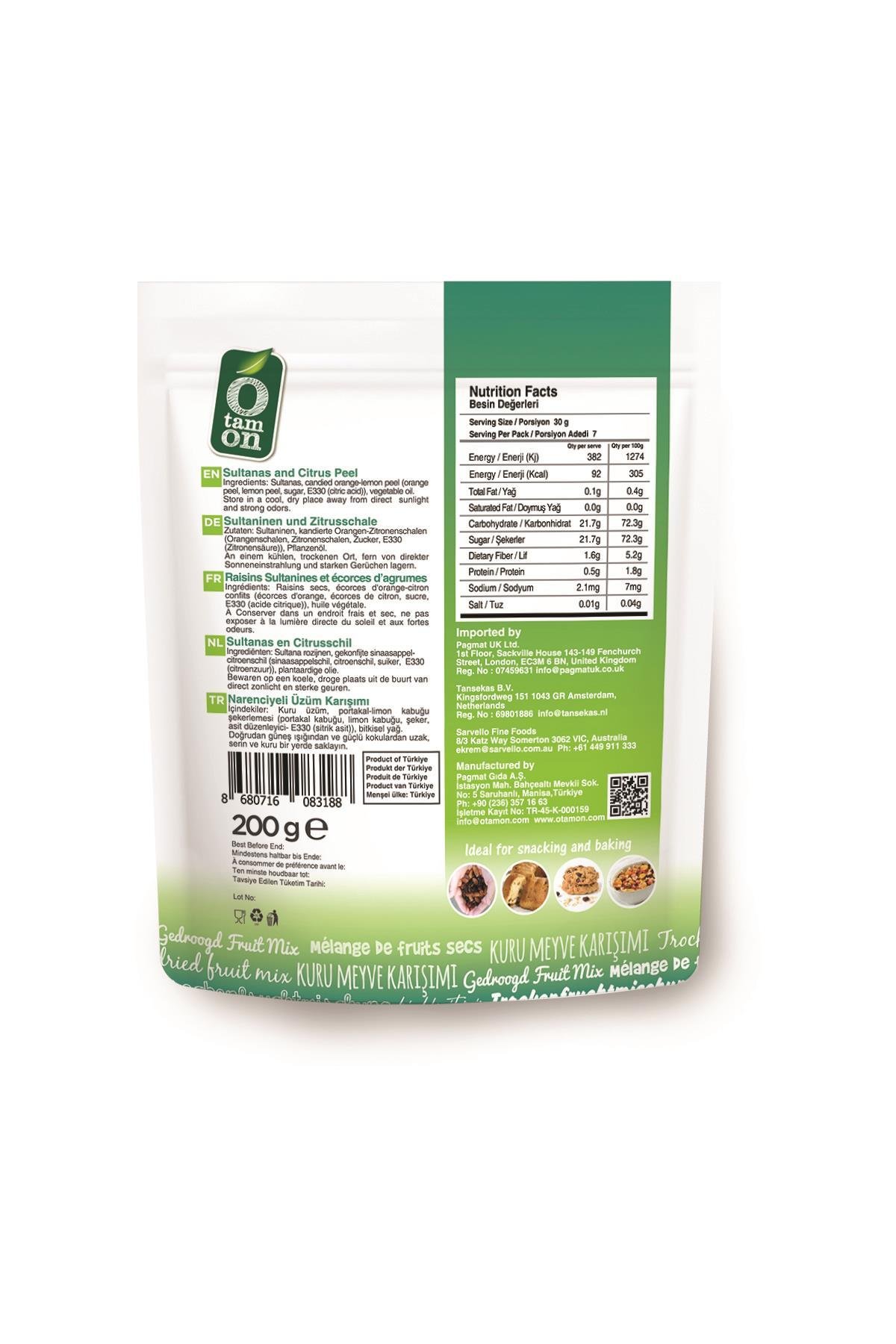 Otamon Akdeniz Meyve Karışımı 200g