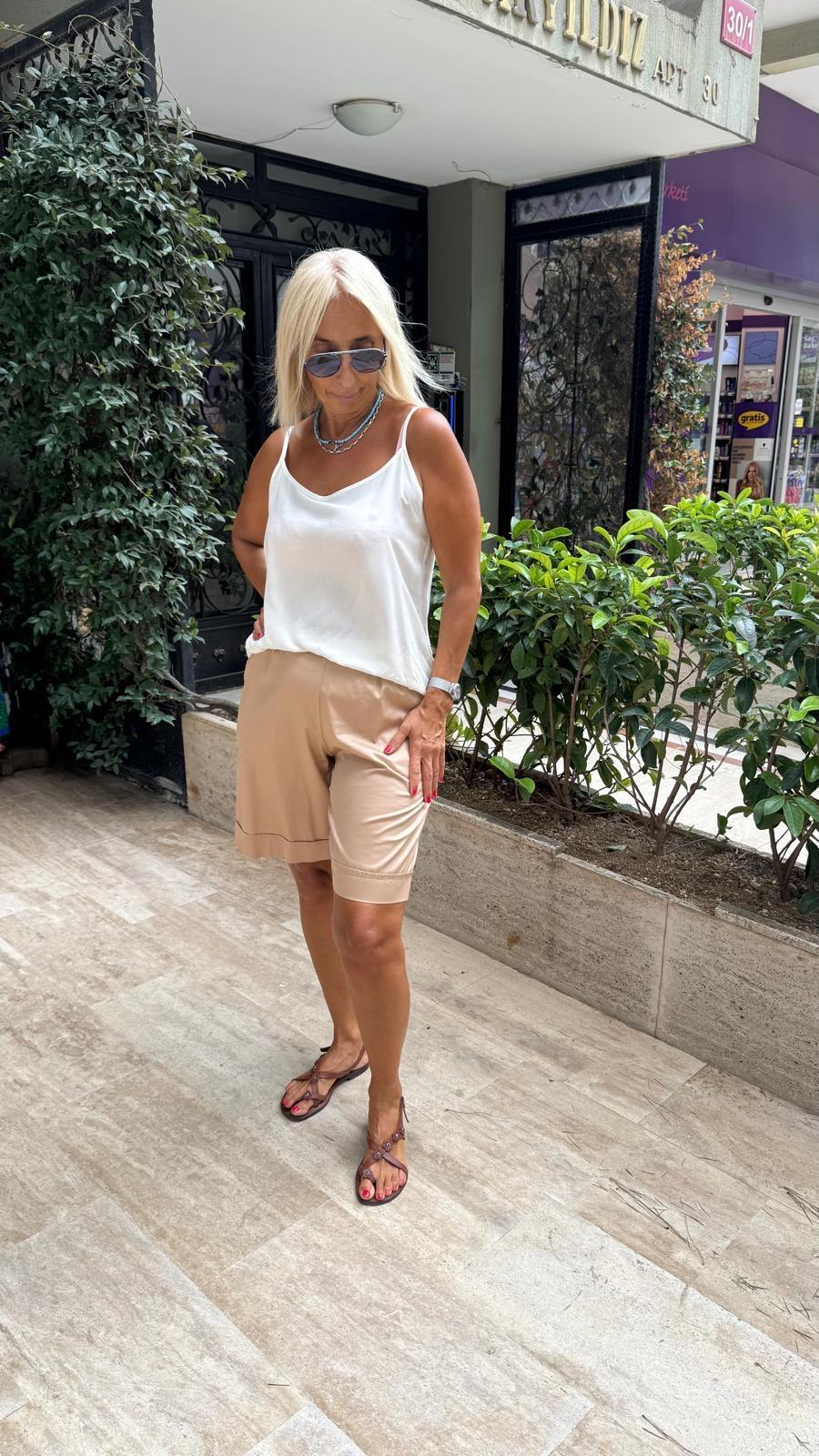 52244 Askılı Bluz