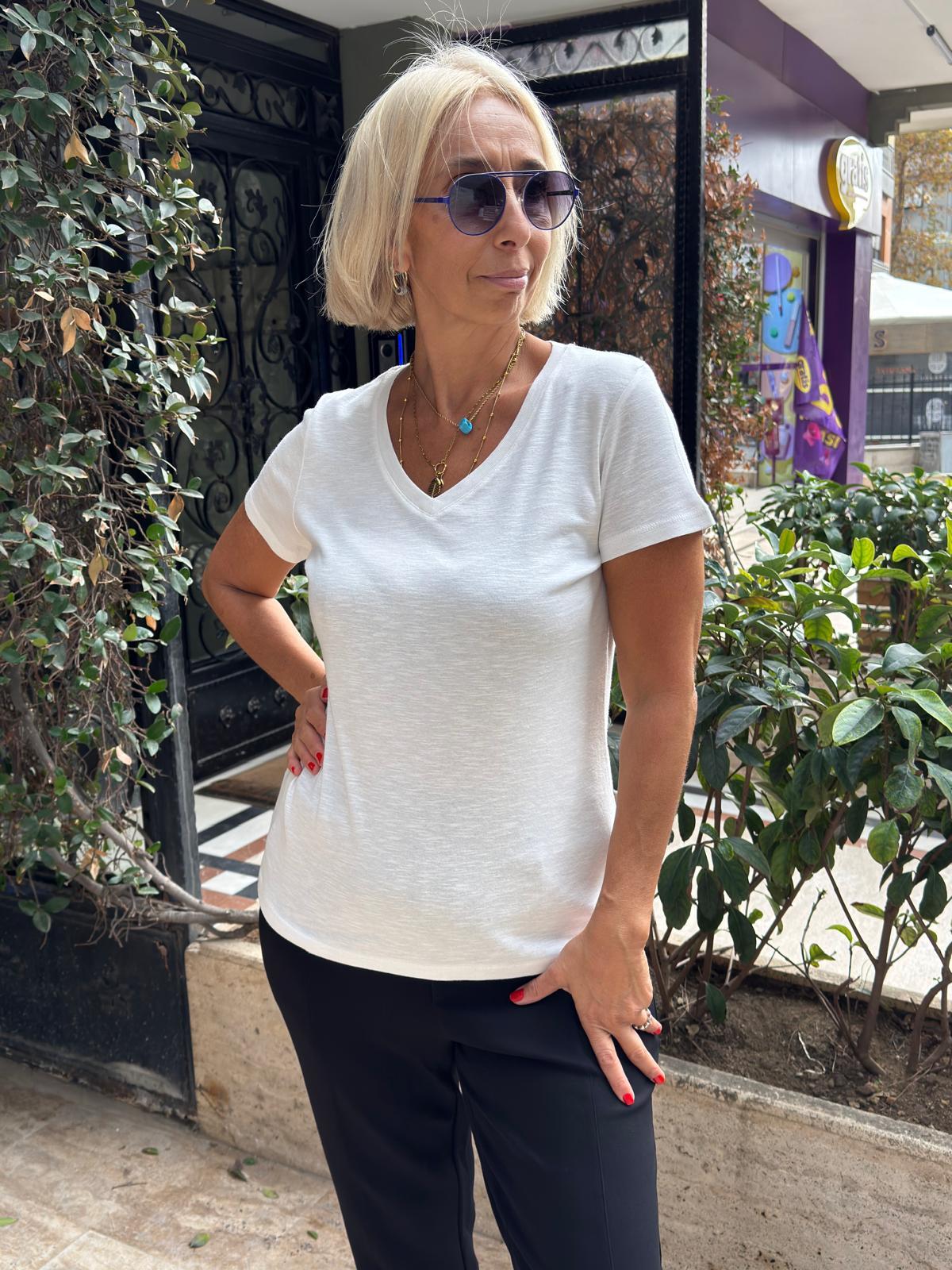 Basic Model  V Yaka Tshırt