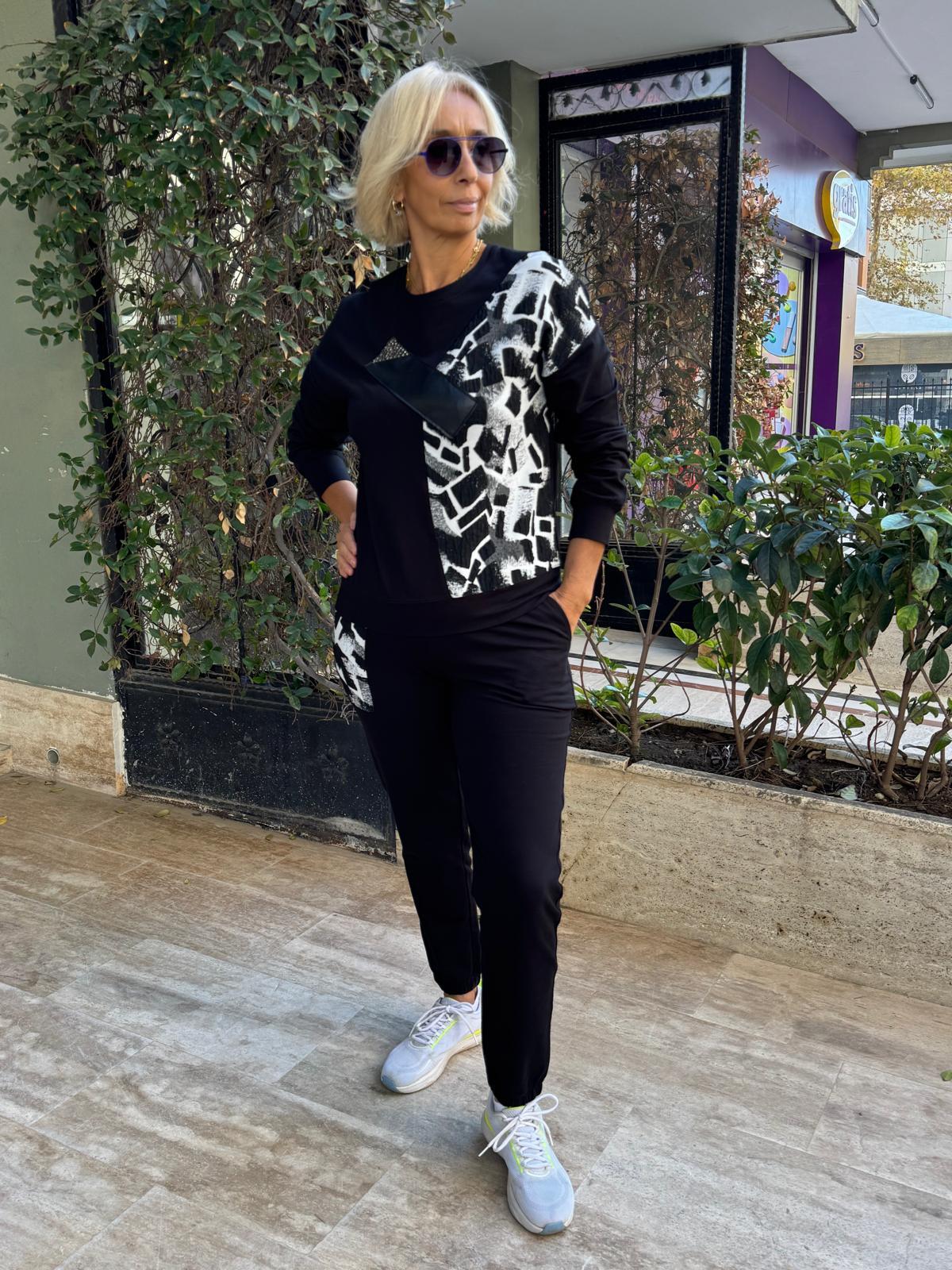 Deri Garnili Sweatshirt