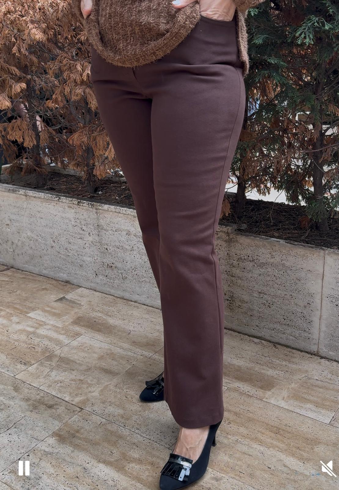 Geniş Paça Bilek Boy Pantolon