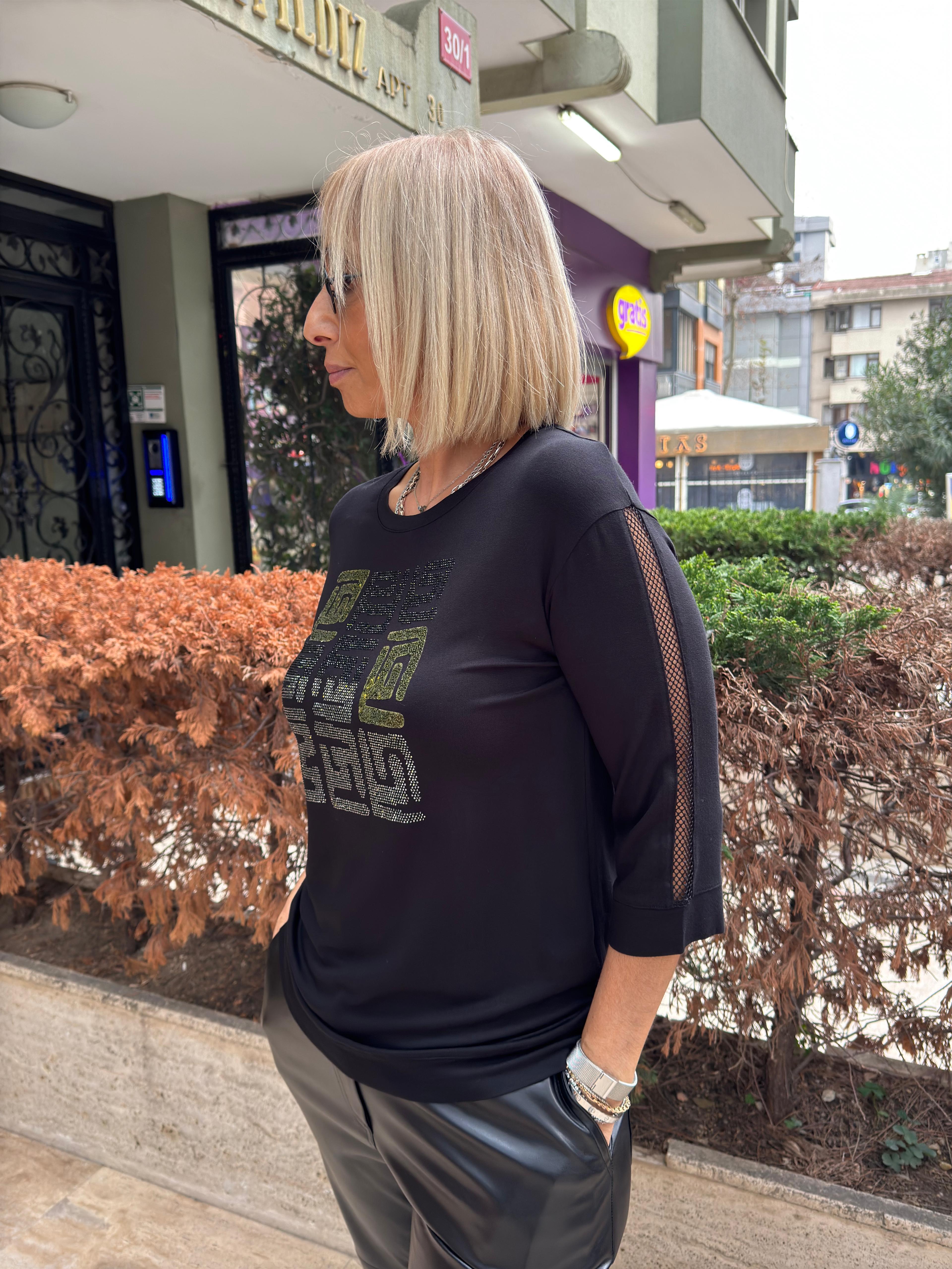 Taş Garnili Bluz