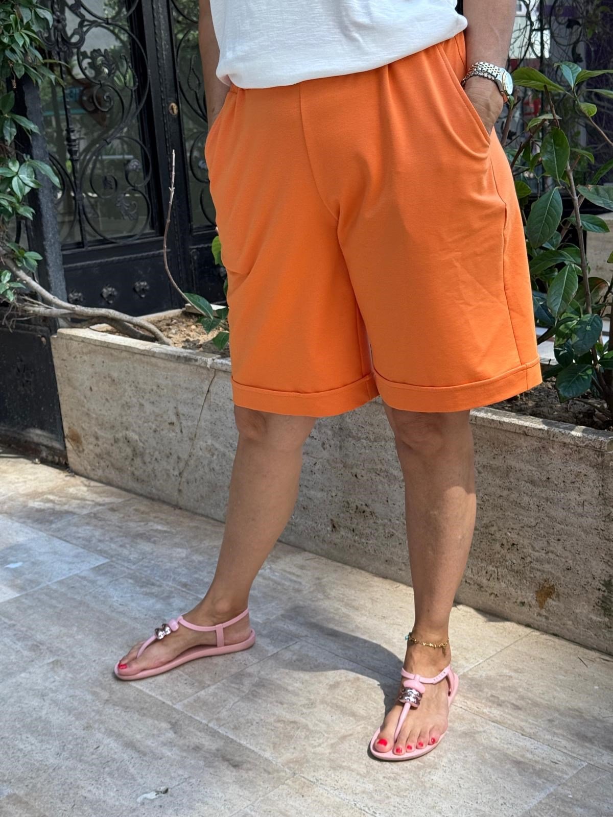 Viskon Pamuk Şort