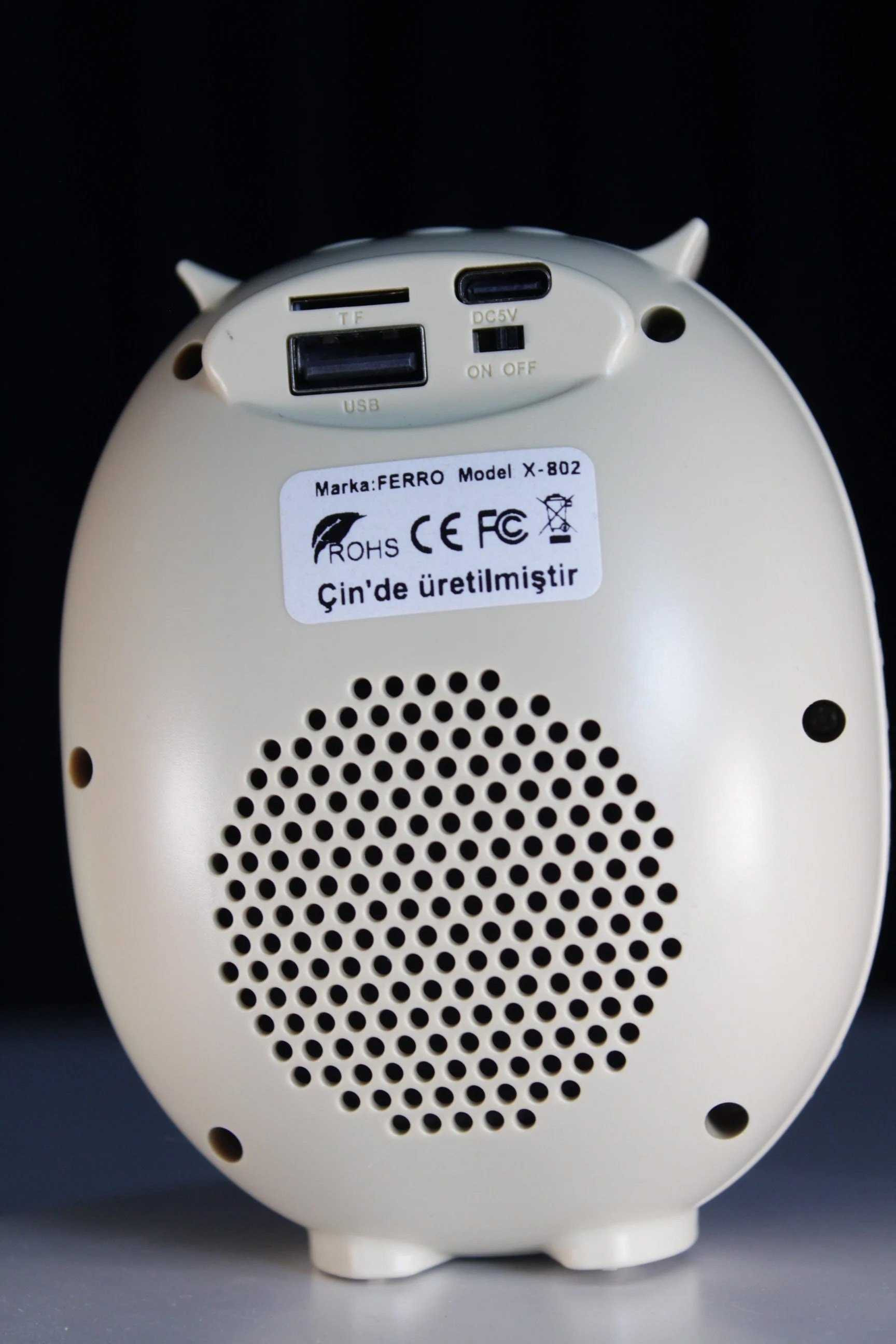 Baykuş Tasarım Bluetooth Mini Hoparlör GRİ (X-802)