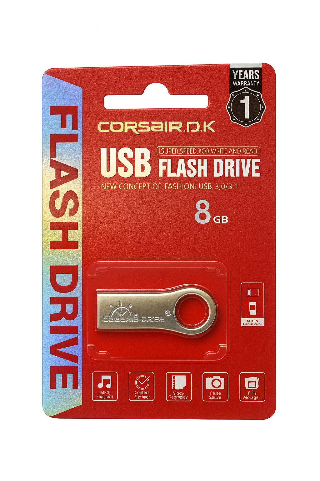 CORSAIR.D.K  8 GB FLASH BELLEK