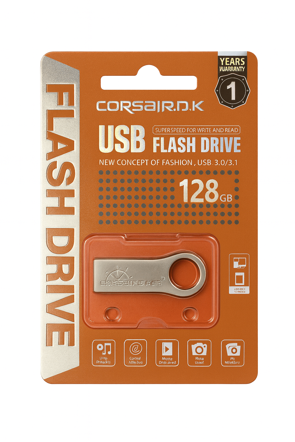 CORSAIR.D.K  128 GB FLASH BELLEK