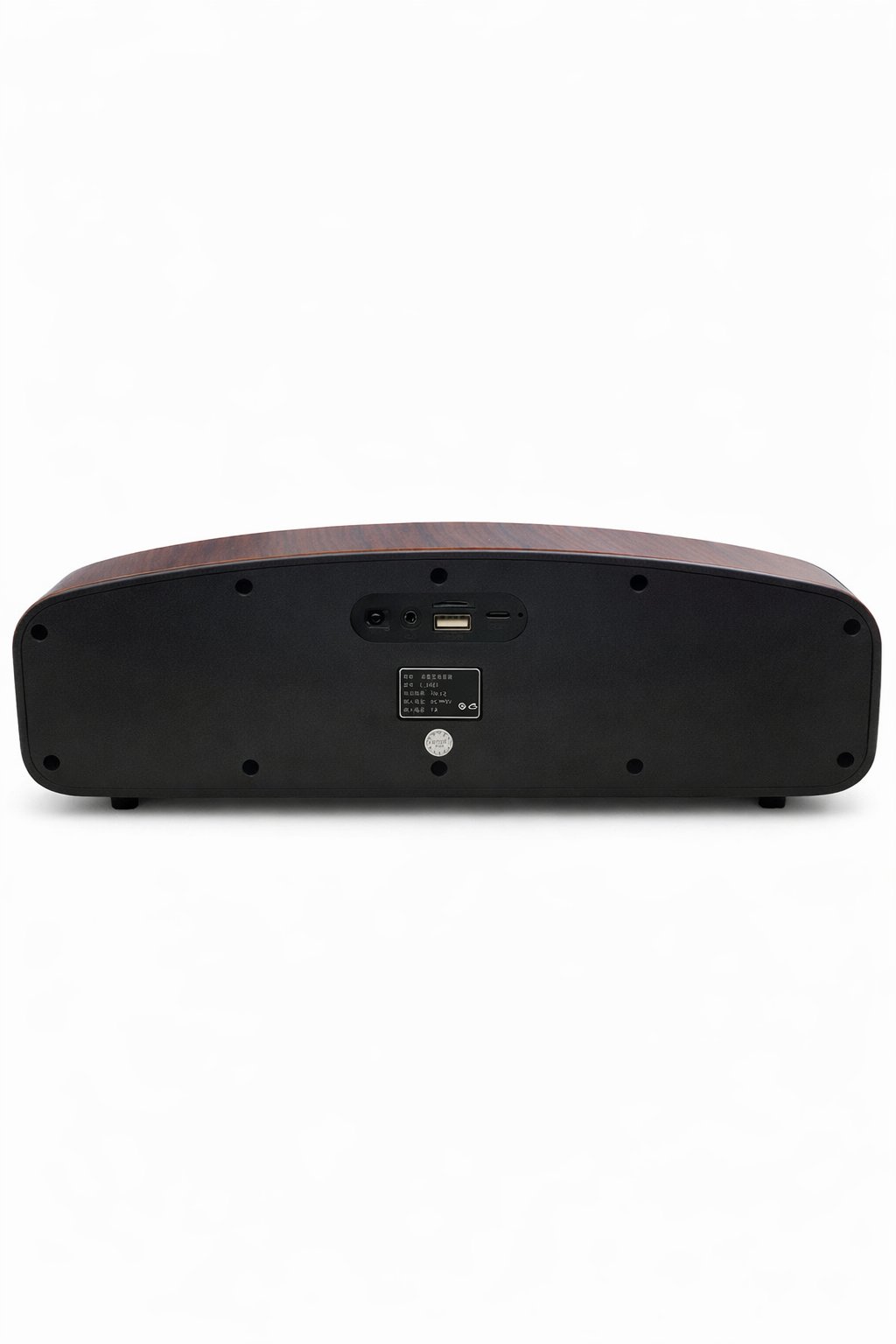 Ferro E-3403 10W Bluetooth Hoparlör | USB TF Kart AUX Destekli | Type-C Şarjlı Taşınabilir Speaker Ahşap