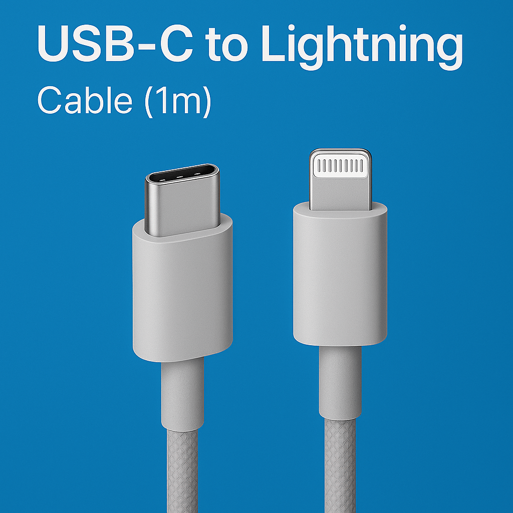 FERRO FC-17 Apple iPhone 14m Pro Maxa Kadar Uyumlu Lightning Hızlı Şarj Kablosu USB C Lightning