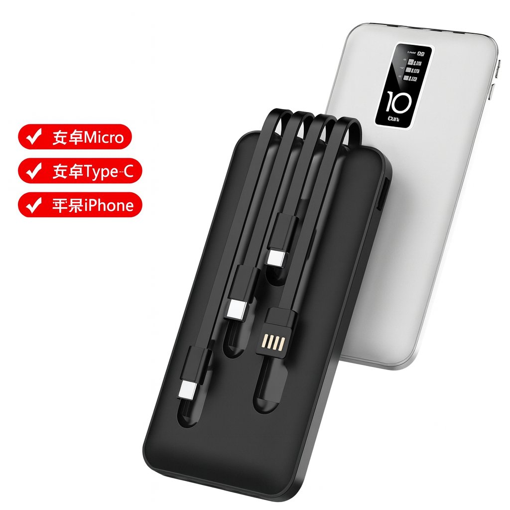 Ferro KP-17 10.000mAh Dijital Göstergeli Tüm Telefonlarla Uyumlu Powerbank
