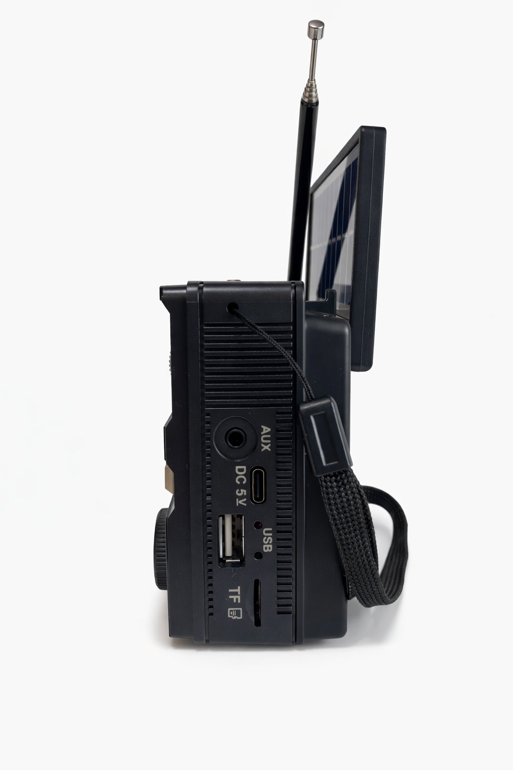 Ferro MD-979S Nostaljik Radyo Görünümlü Güneş Enerjili Bluetooth,Hafıza Kartı,Usb Bellek,Aux Ve Radyo Destekli Hoparlör Siyah