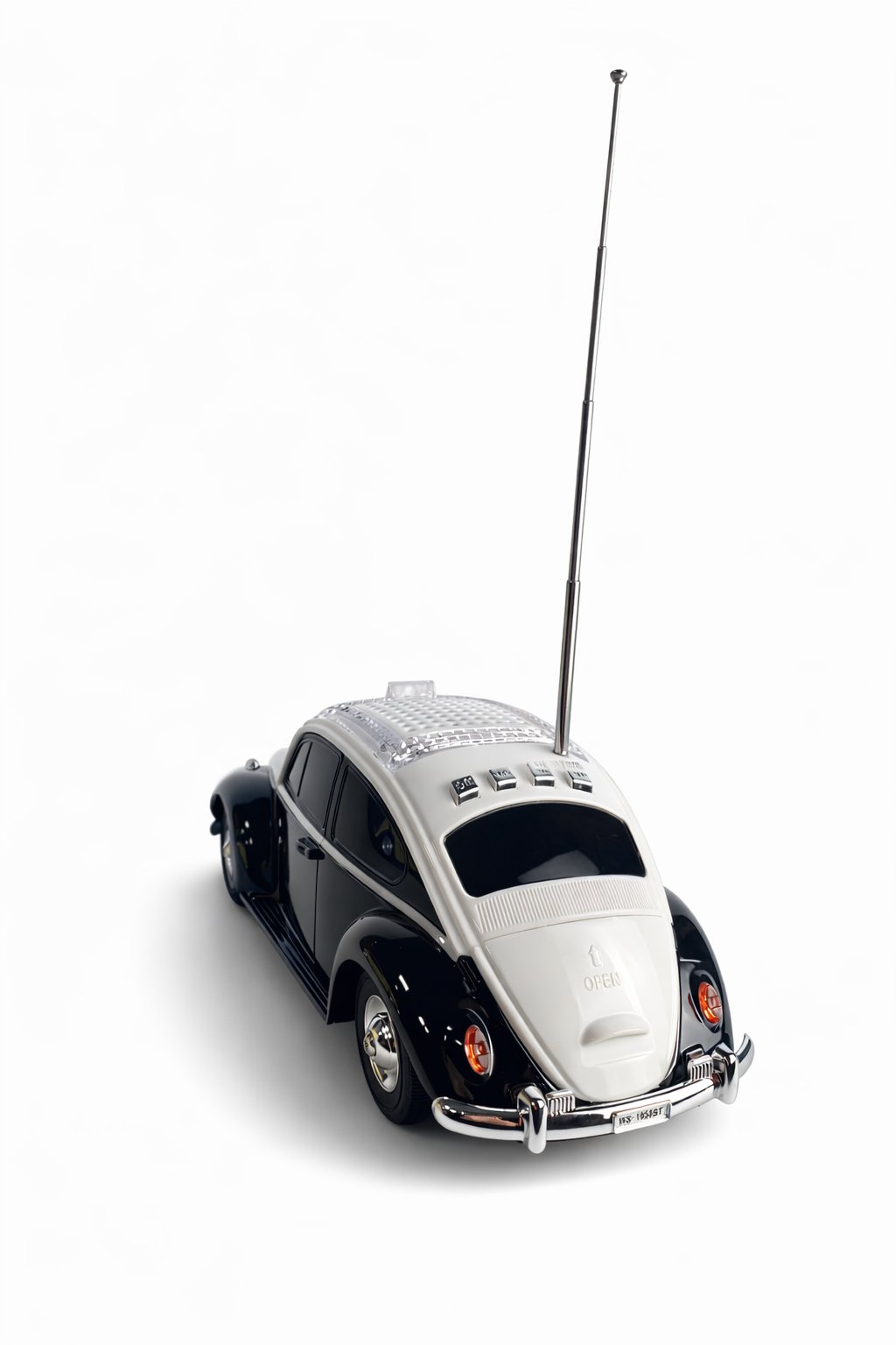 Ferro WS-1958BT Nostaljik Araba Görünümlü LED Işıklı Bluetooth,Hafıza Kartı,Usb Bellek,Aux Ve Radyo Destekli Hoparlör Siyah