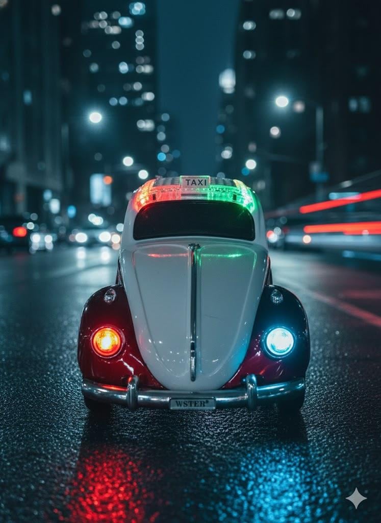Ferro WS-1958BT Nostaljik Araba Görünümlü LED Işıklı Bluetooth,Hafıza Kartı,Usb Bellek,Aux Ve Radyo Destekli Hoparlör Kırmızı