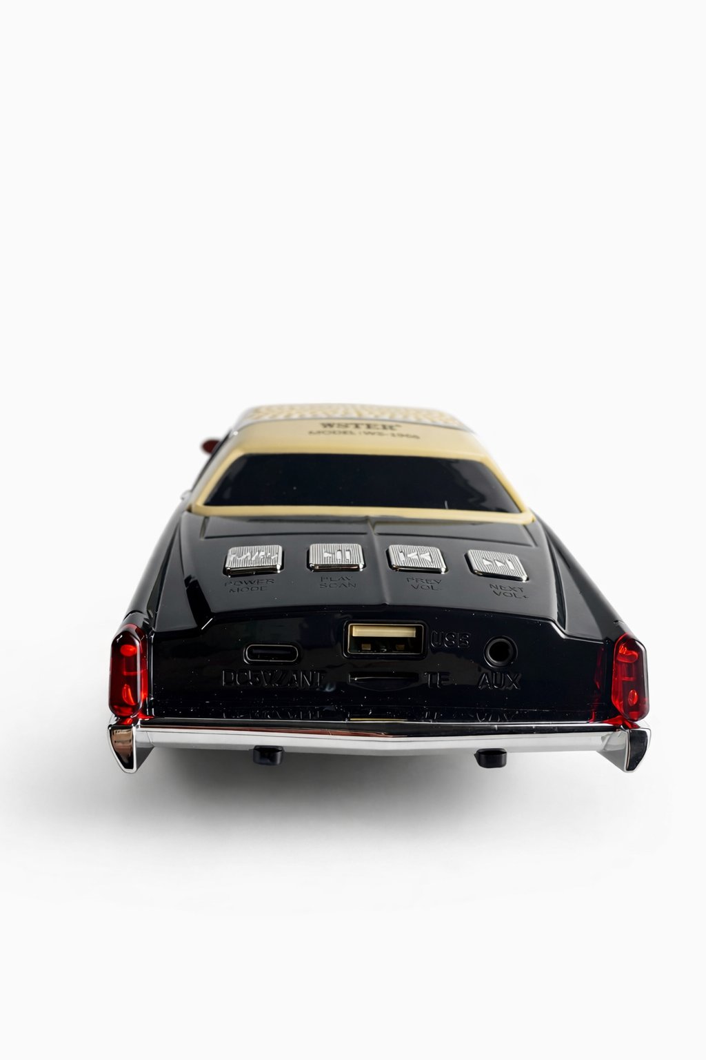 Ferro WS-1966 Nostaljik Araba Görünümlü Bluetooth,Hafıza Kartı,Usb Bellek,Aux Ve Radyo Destekli Hoparlör Siyah