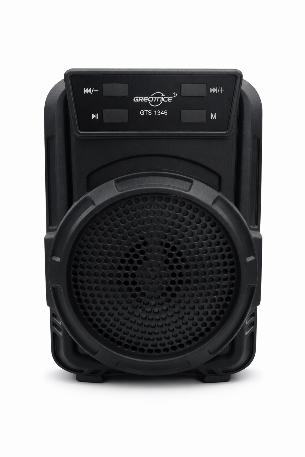 GTS-1346 LED Işıklı Mikrofonlu Bluetooth Hoparlör Siyah
