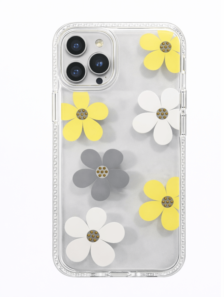 İPhone 16 Pro Max Uyumlu Çiçek Desenli Kılıf