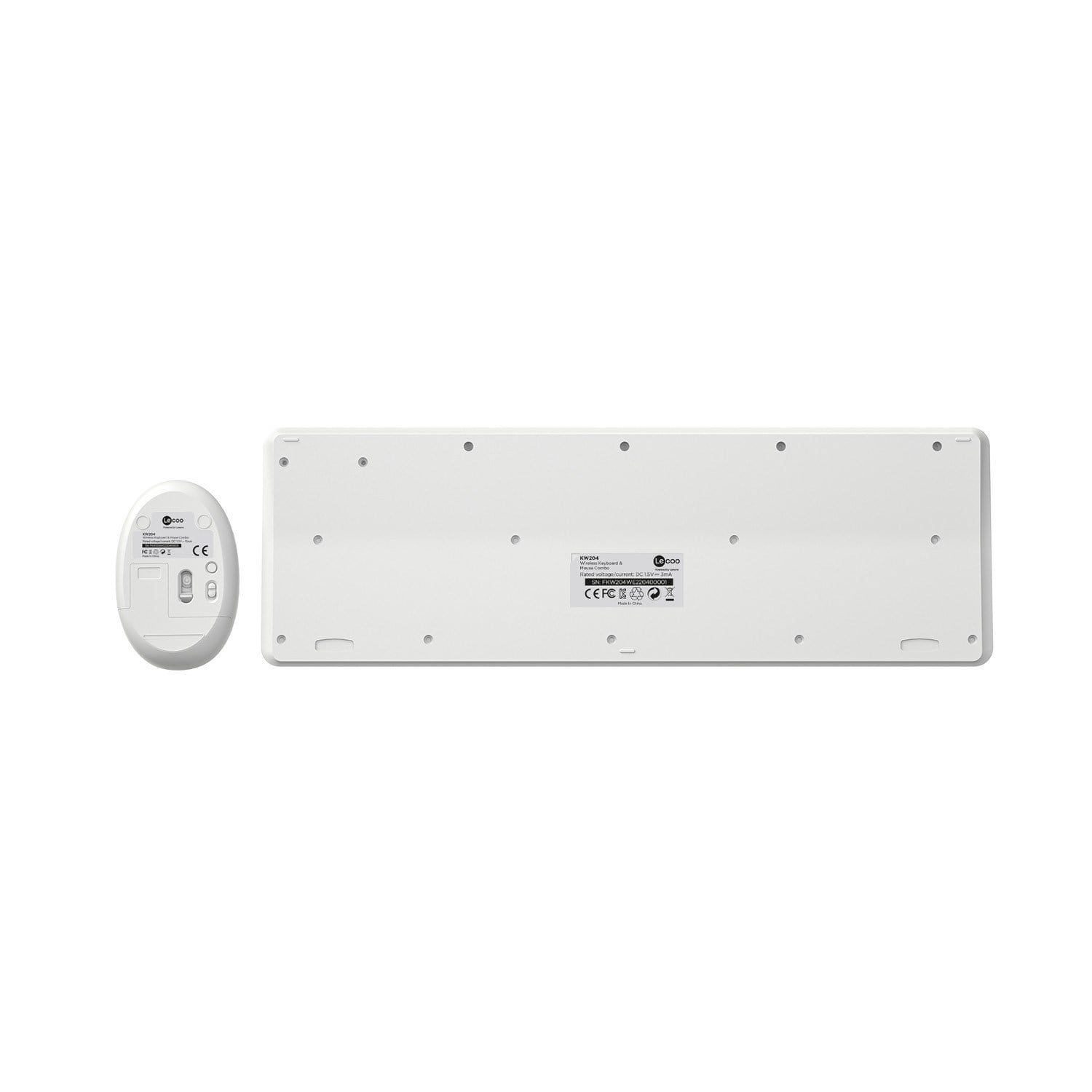 Kablosuz Türkçe Q Klavye Mouse Set – 2.4GHz USB, Sessiz Tuşlar, Ofis & Ev Kullanımı İçin Ergonomik Siyah  (Lecoo KW204 )