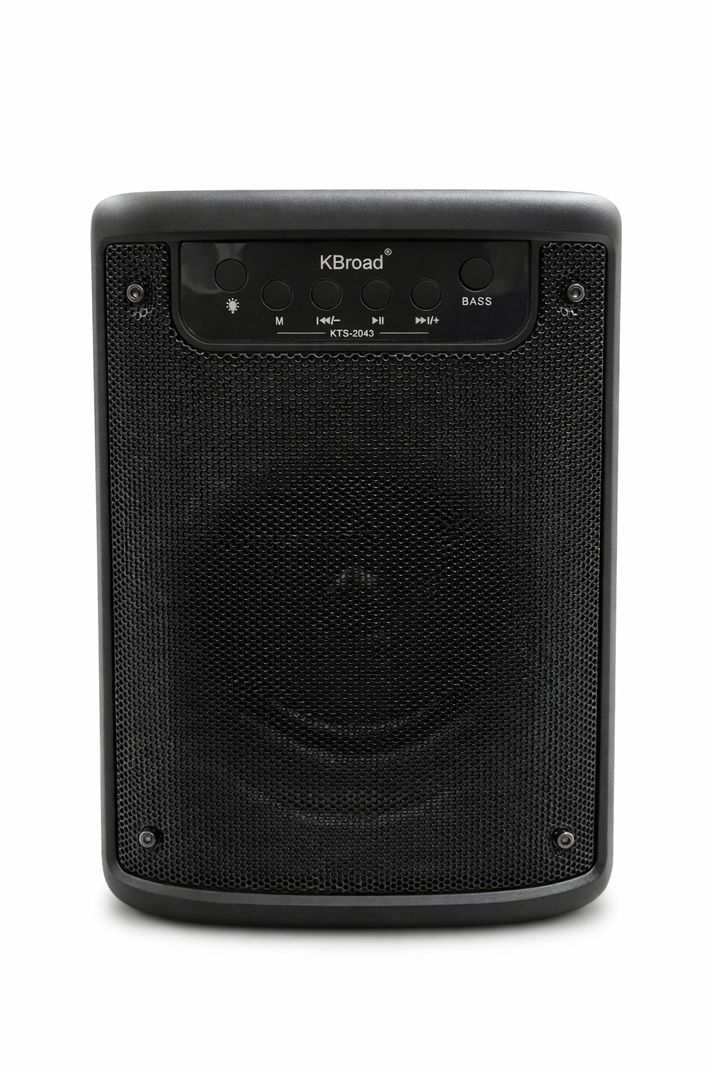 KBroad KTS-2043 Mikrofonlu RGB Işıklı Bluetooth Hoparlör – Güçlü Bass, USB/TF/AUX, FM Radyo