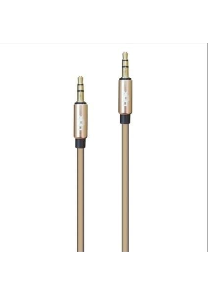 LinkTech A585 100cm Silikon 3.5mm AUX Kablo