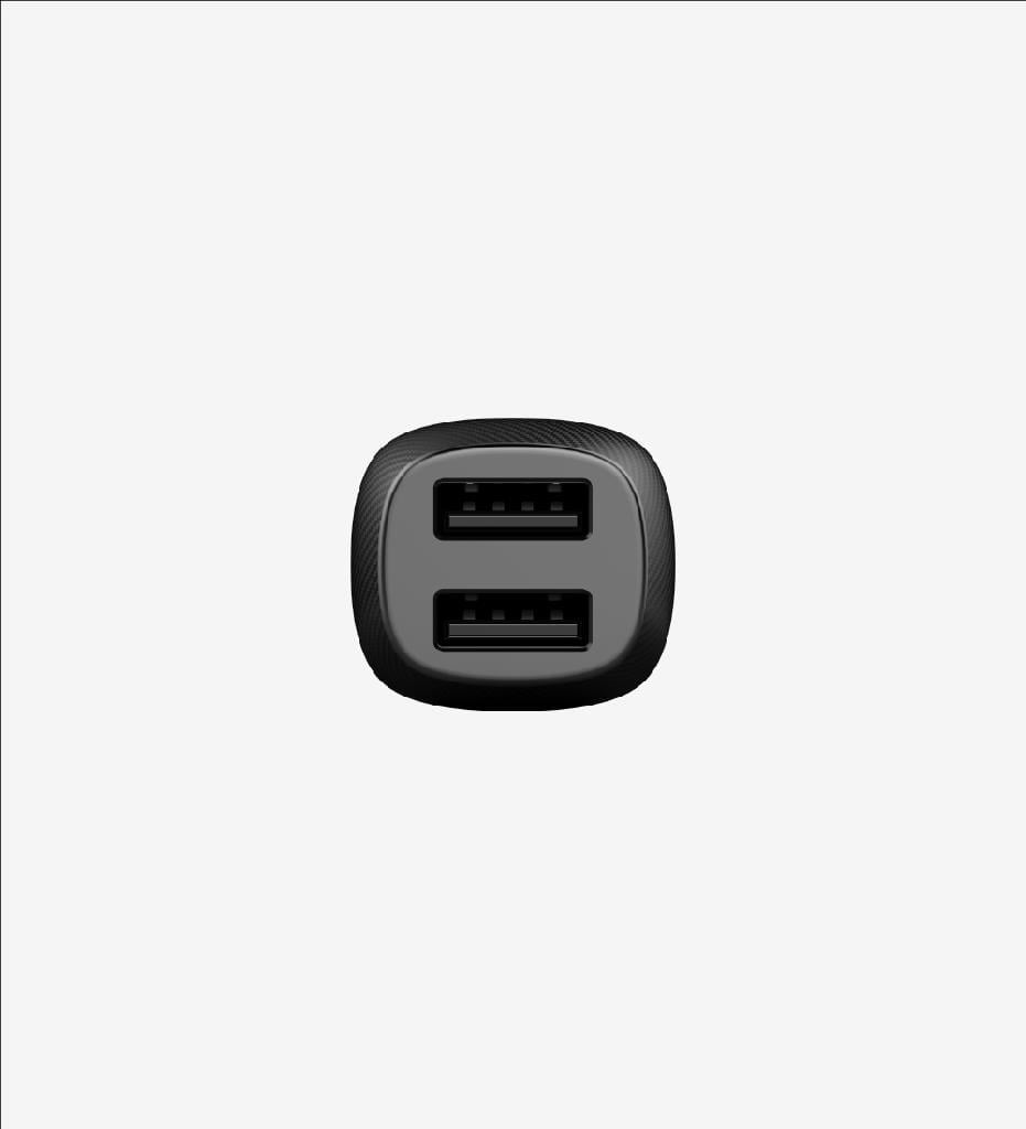 LinkTech C491 Safe Karbon Görünümlü Micro USB Kablolu 12W Araç Şarj Aleti