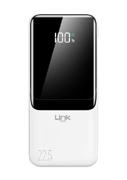 LinkTech EF94 Dijital Ekranlı 22,5W  9000 mAh PowerBank Beyaz