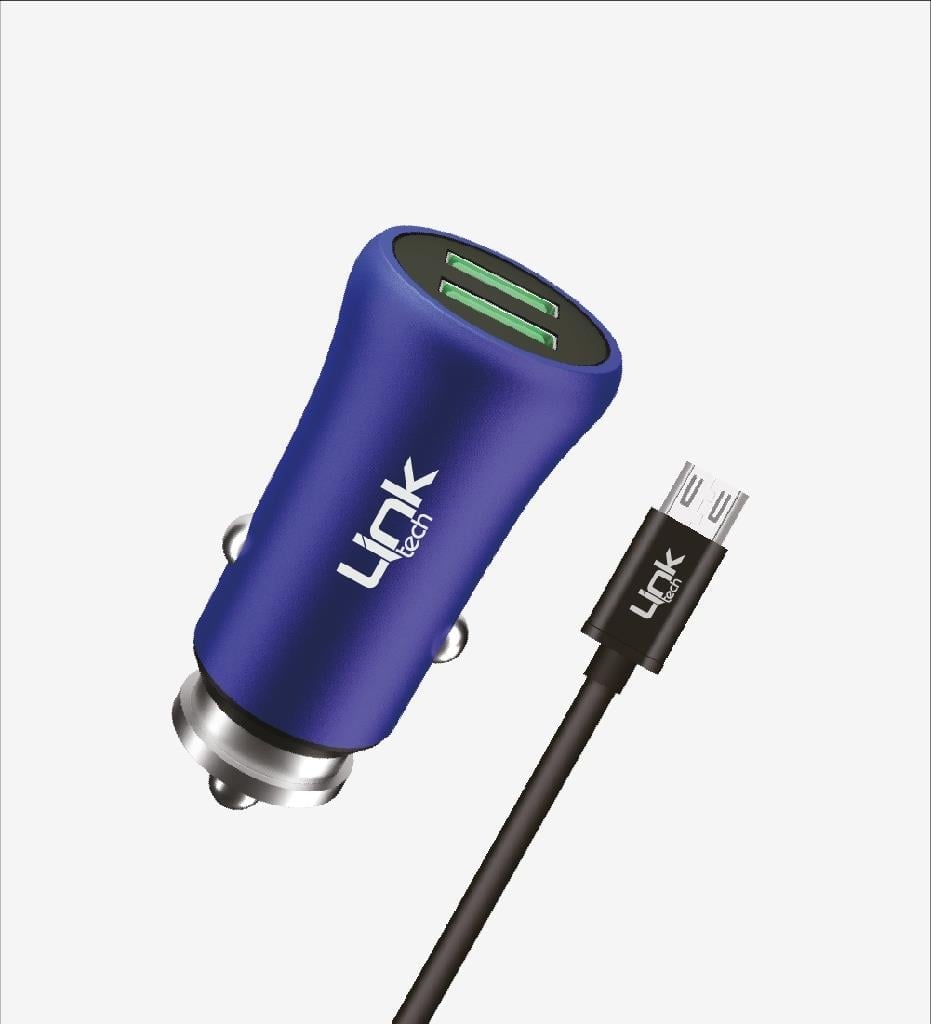 LinkTech M581 Metal Micro USB Araç Şarj Aleti 