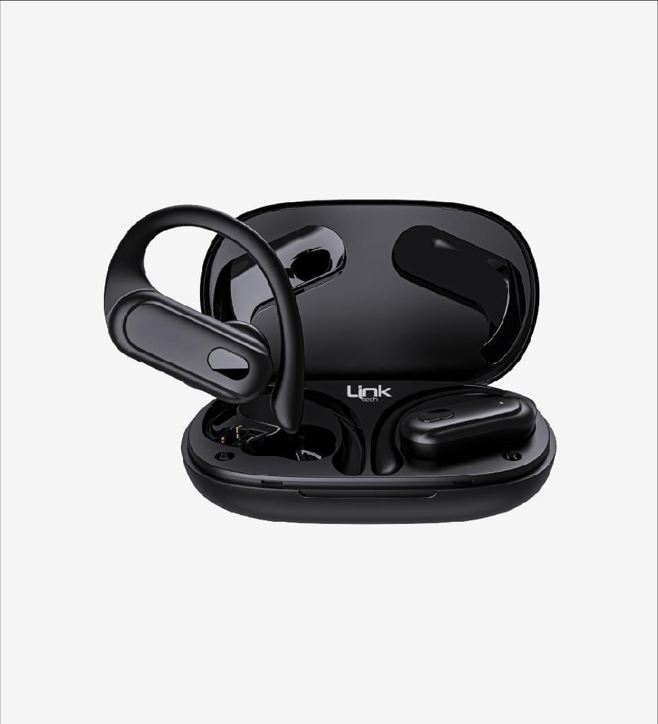 LinkTech S28 Spor Kancalı Silikonlu Bluetooth Kulaklık 